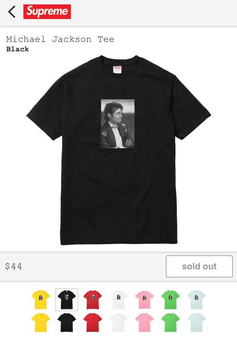 Supreme Michael Jackson Tee | Grailed