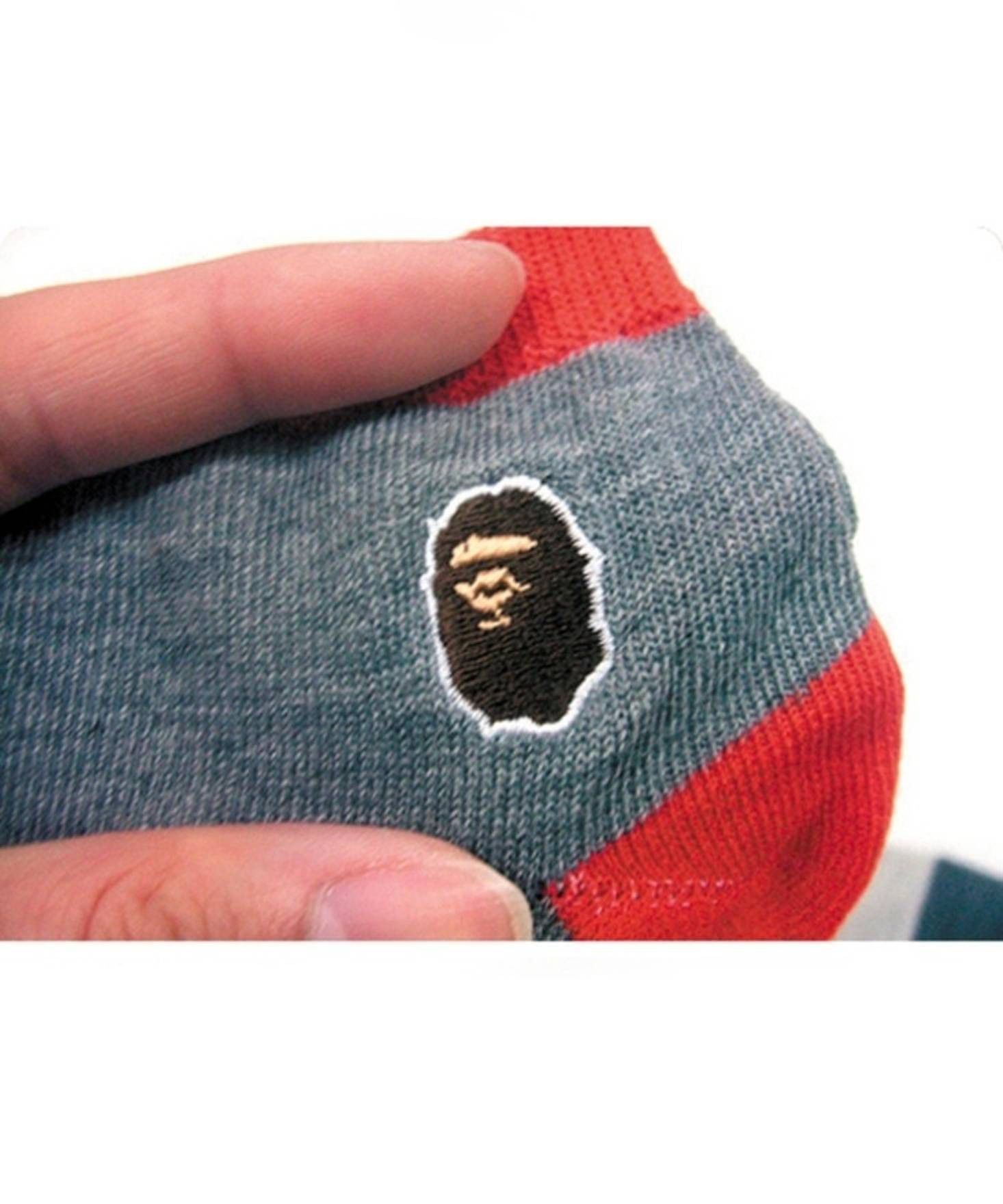 Bape BAPE Logo Socks Set of 2 Pairs 2005 Ankle No Show Size ONE SIZE - 2 Thumbnail