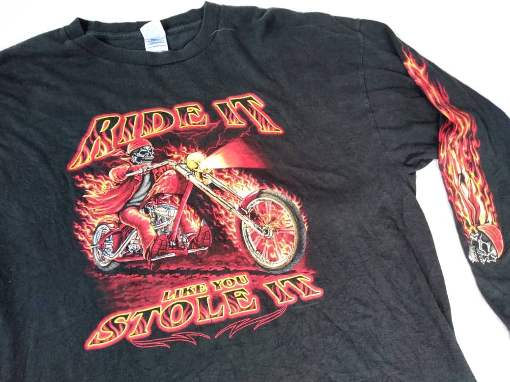 Indian Motorcycle × Japanese Brand Vintage Ride It Like You Stole Travis Scott Fashion Style Size US XL / EU 56 / 4 - 3 Thumbnail