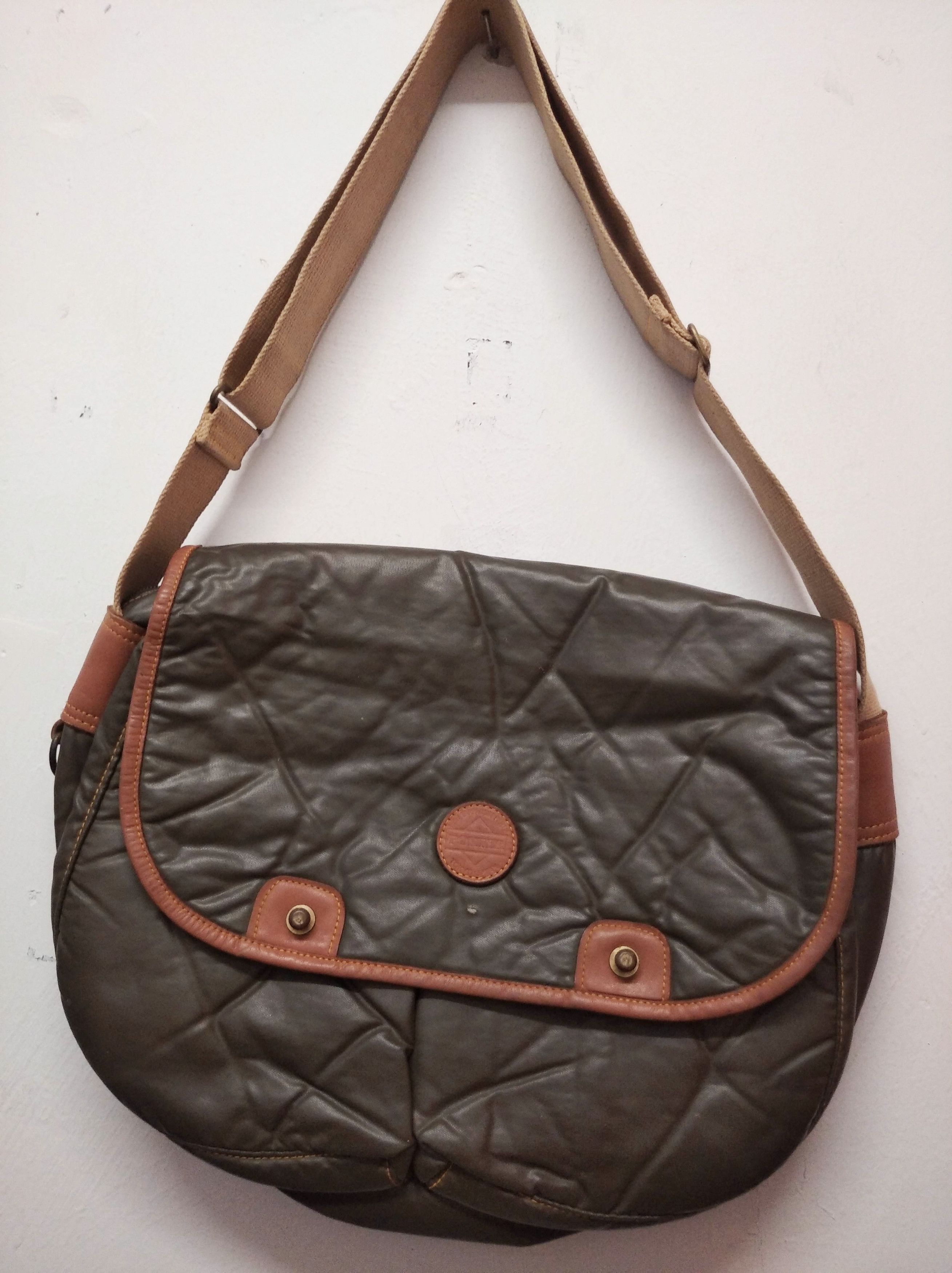 image of Porter Sling Bag Military Style in Army Green, Men's
