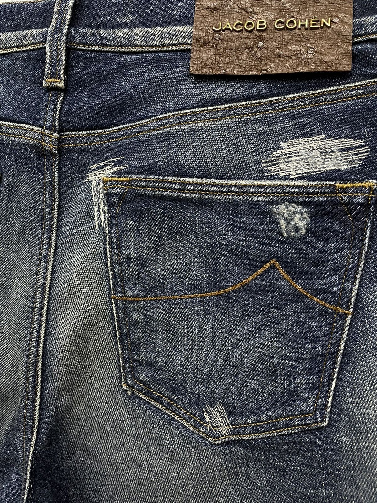 Jacob Cohen Vtg 80’s JACOB COHEN Limited Handmade Tailored Luxury Jeans Size US 28 / EU 44 - 10 Thumbnail