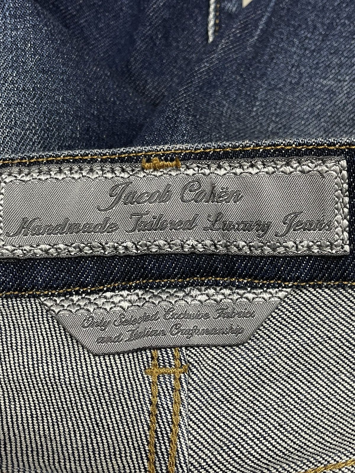 Jacob Cohen Vtg 80’s JACOB COHEN Limited Handmade Tailored Luxury Jeans Size US 28 / EU 44 - 13 Thumbnail