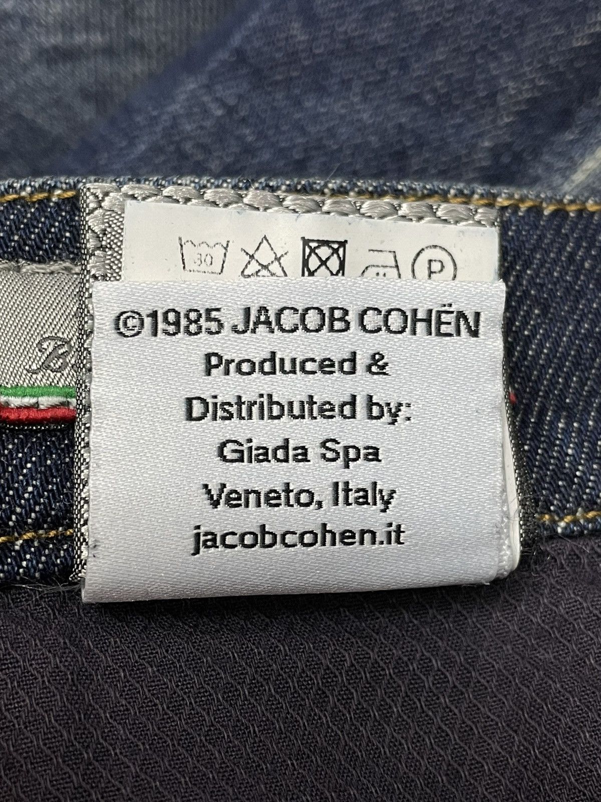 Jacob Cohen Vtg 80’s JACOB COHEN Limited Handmade Tailored Luxury Jeans Size US 28 / EU 44 - 18 Thumbnail