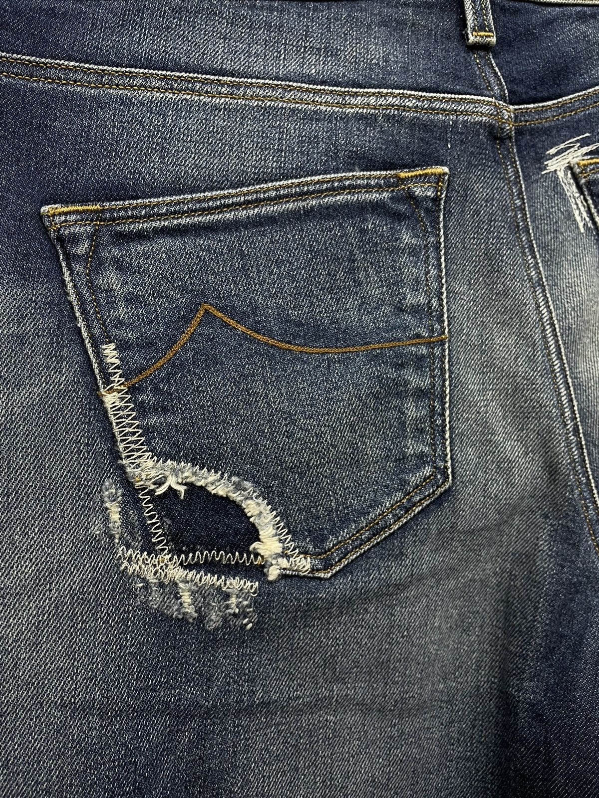 Jacob Cohen Vtg 80’s JACOB COHEN Limited Handmade Tailored Luxury Jeans Size US 28 / EU 44 - 9 Thumbnail