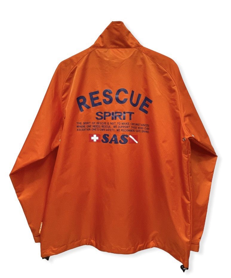 Japanese Brand × Ocean Current × Vintage 🔥Vintage 90’s SAS SCUBA Rescue Spirit Nylon Jacket Size US M / EU 48-50 / 2 - 1 Thumbnail
