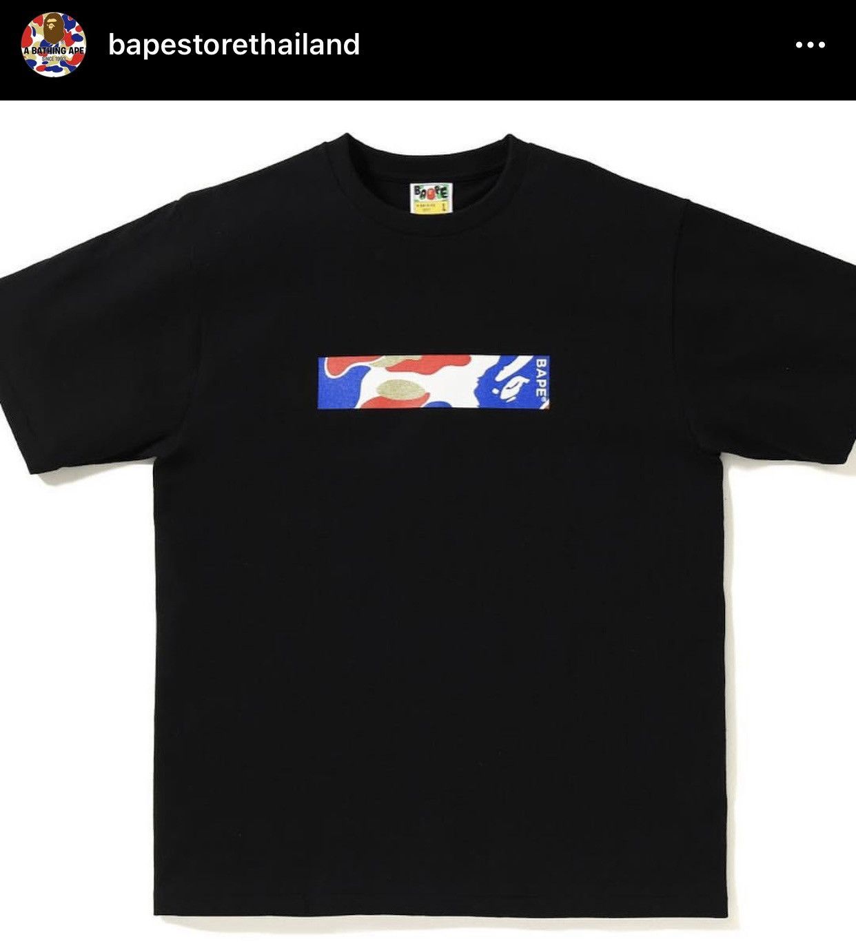 Bape Bape Thailand Exclusive Box logo XL Nigo RARE Bangkok OG 