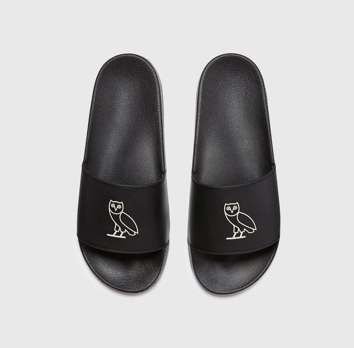 OVO OG OWL SLIDES SLIPPERS BLACK Footwear