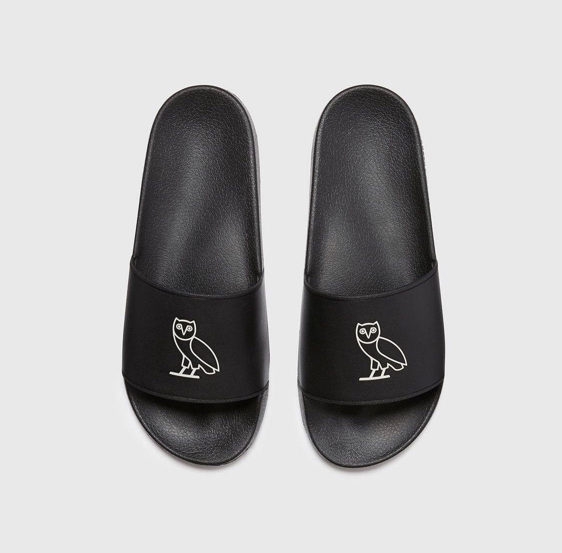 OVO OG OWL SLIDES SLIPPERS BLACK Footwear