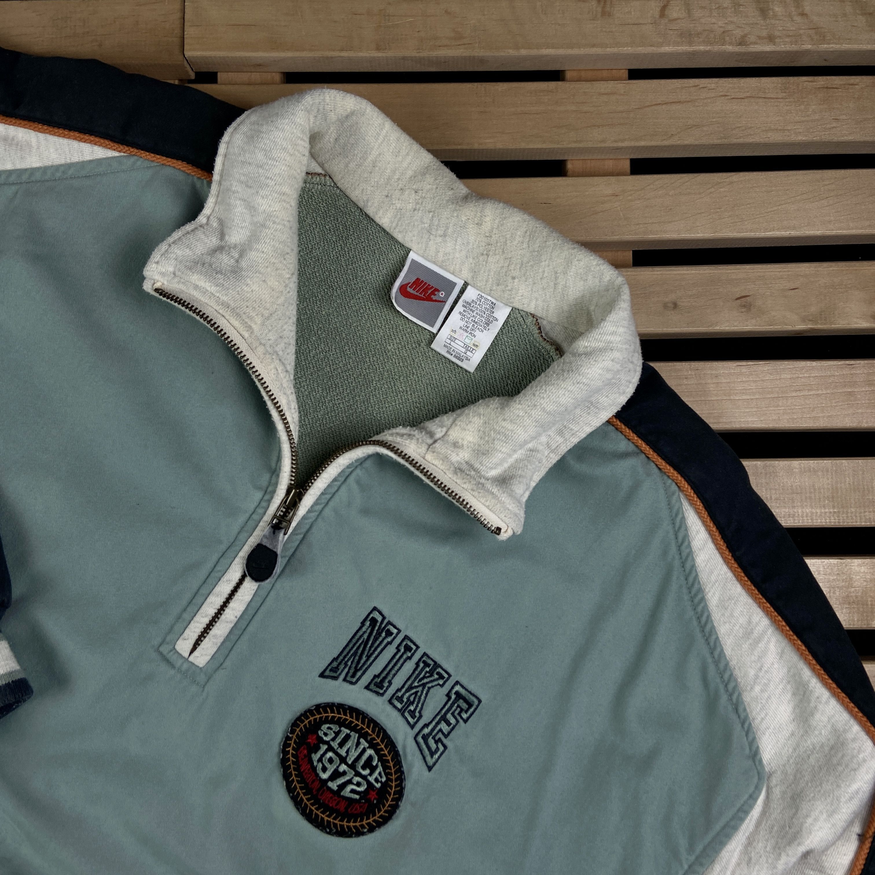 Nike × Vintage Mens Sweatshirt Pullover Nike Since 1972 Vintage Size L Size US L / EU 52-54 / 3 - 2 Thumbnail