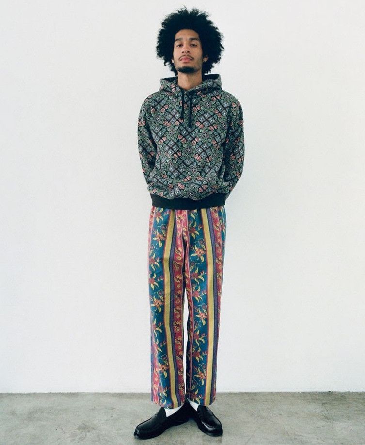 Stussy Fleur Stripe Beach Pant | Grailed