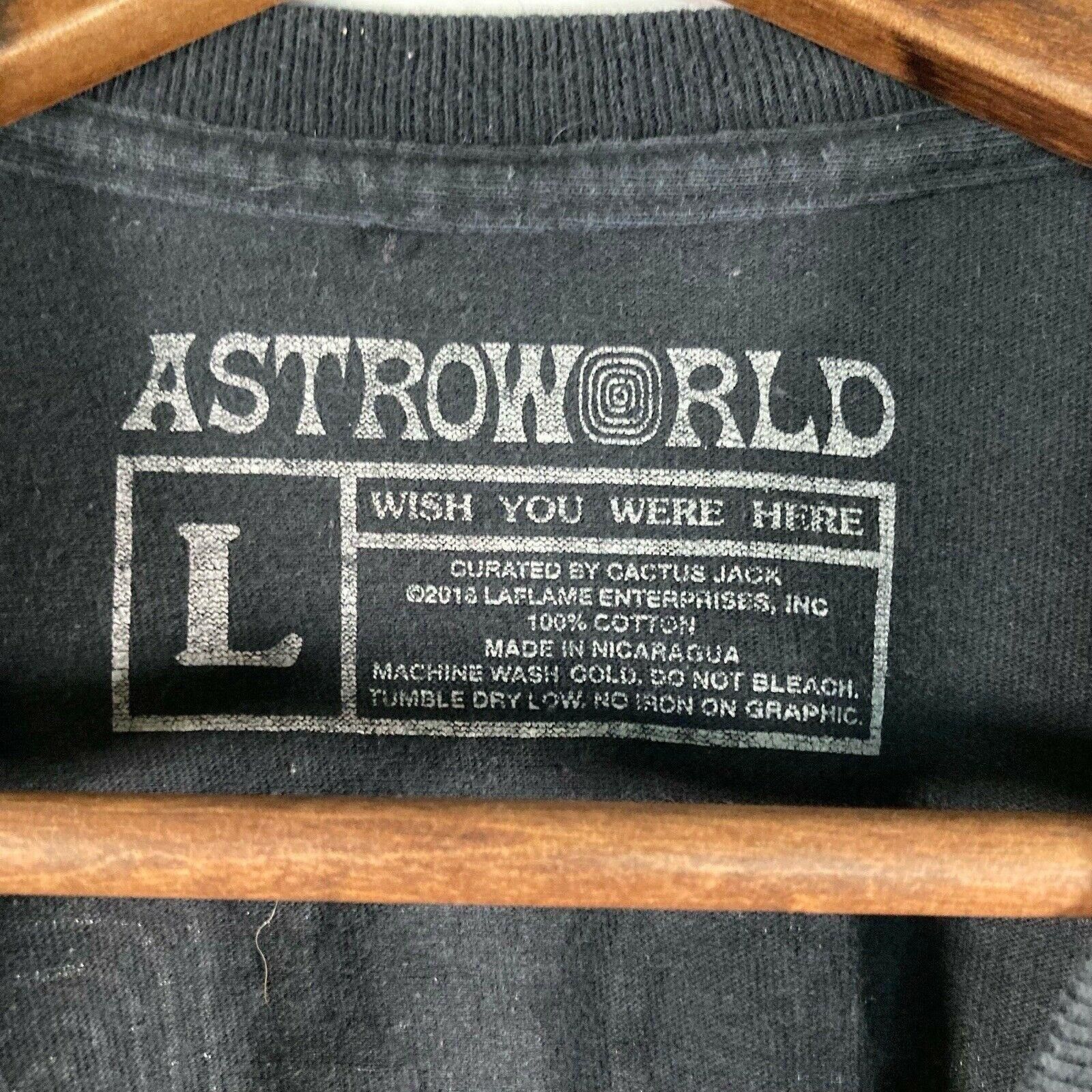 Travis Scott Astroworld Wish You Were Here Shirt Enjoy The Ride Travis Size US L / EU 52-54 / 3 - 3 Thumbnail