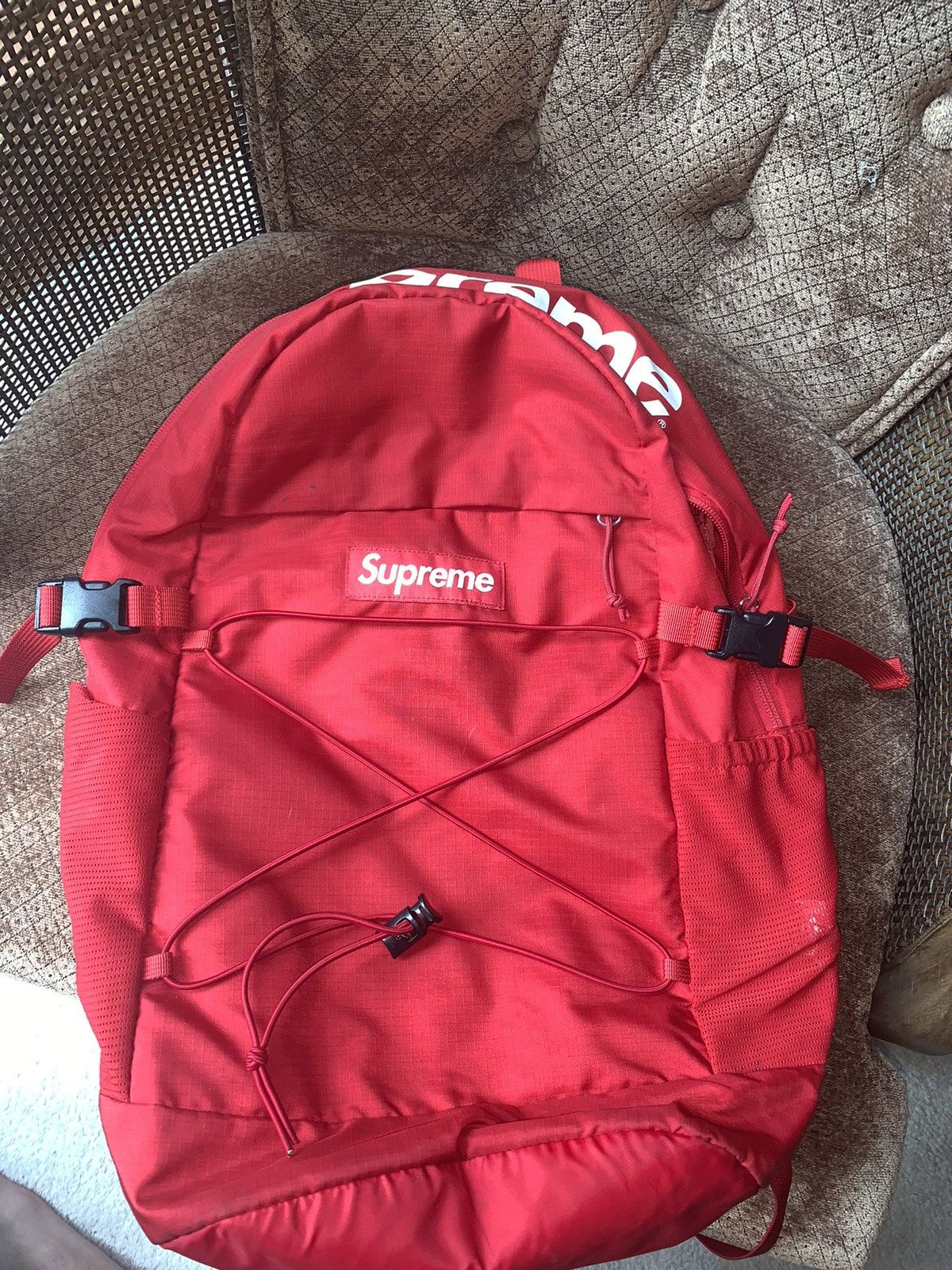 Supreme 210 Denier Cordura Backpack Red