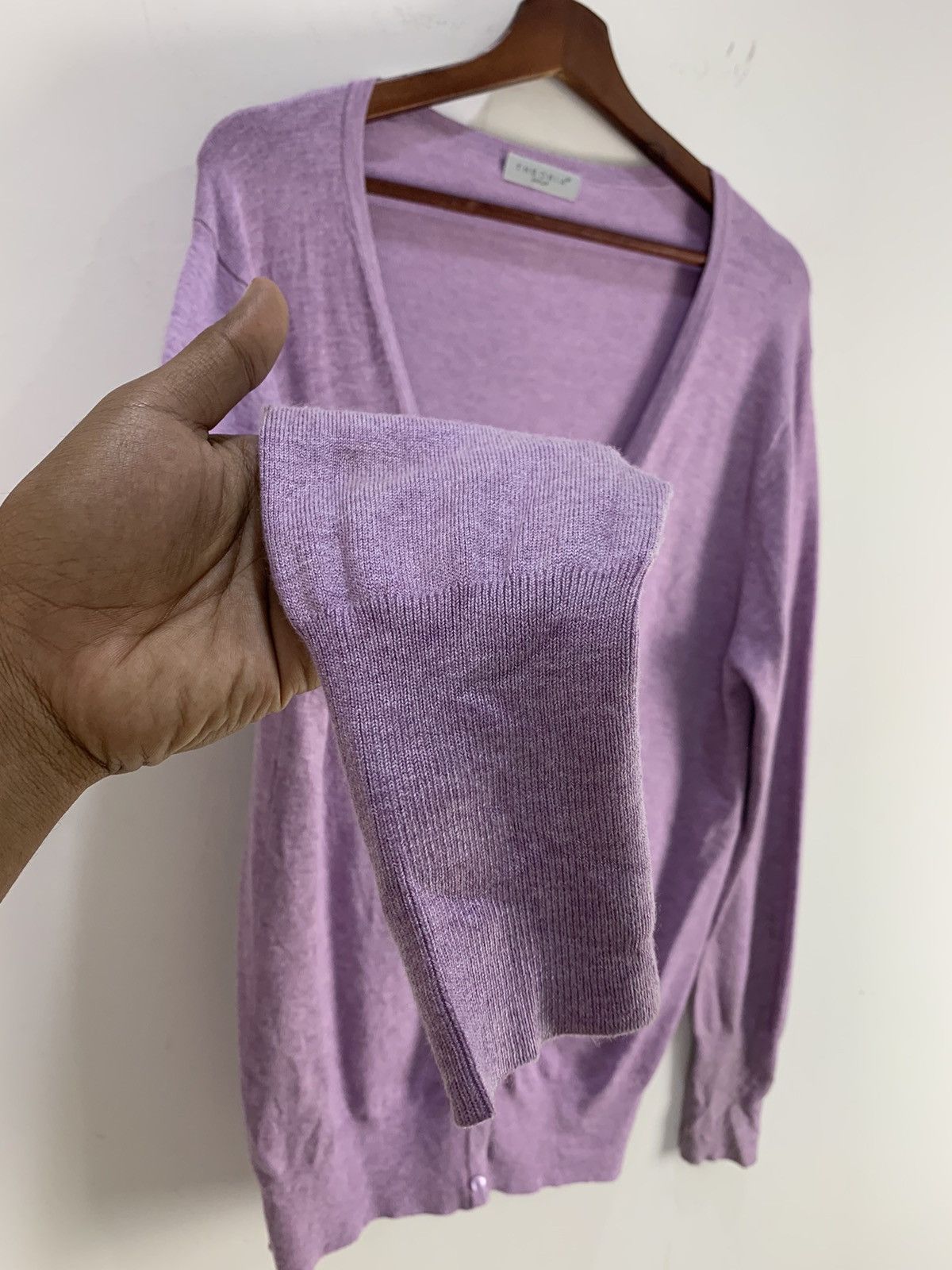 Designer × Japanese Brand THEORIA Rayon Pigment Dyed Button Knitwear Cardigan Sweater Size M / US 6-8 / IT 42-44 - 9 Thumbnail