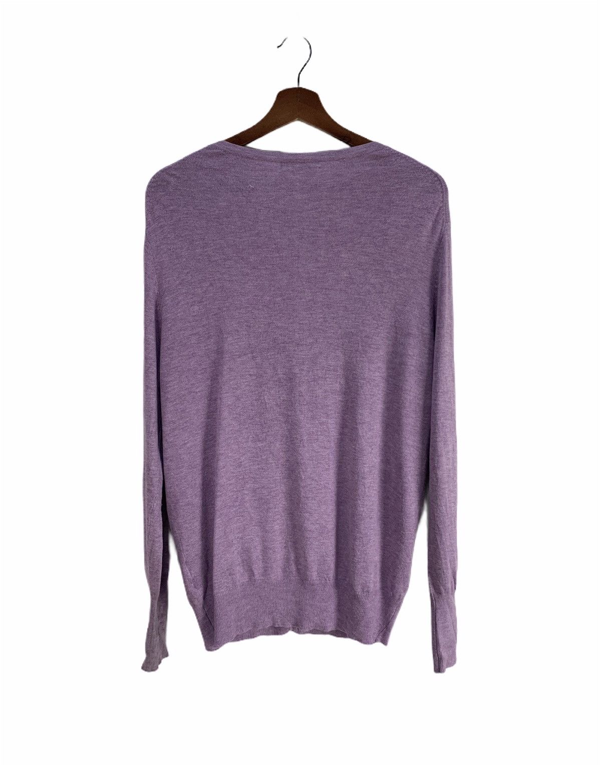 Designer × Japanese Brand THEORIA Rayon Pigment Dyed Button Knitwear Cardigan Sweater Size M / US 6-8 / IT 42-44 - 2 Thumbnail