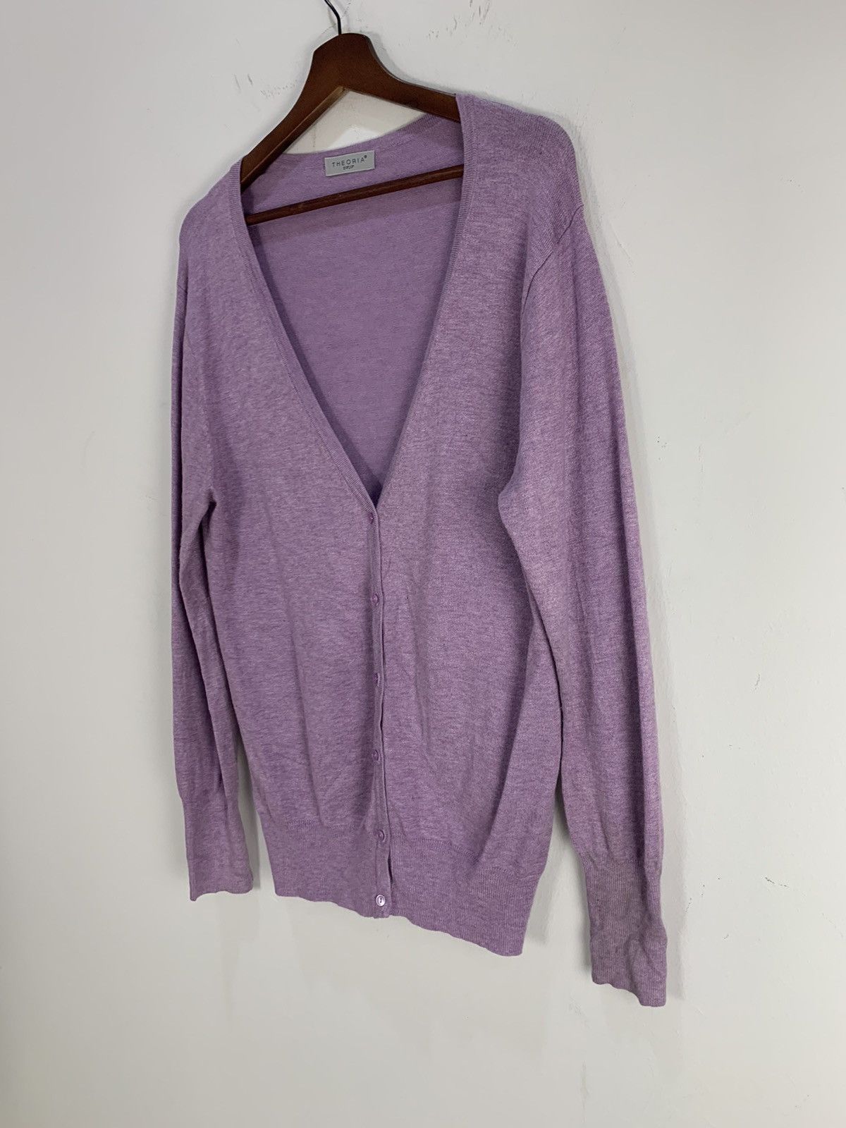 Designer × Japanese Brand THEORIA Rayon Pigment Dyed Button Knitwear Cardigan Sweater Size M / US 6-8 / IT 42-44 - 7 Thumbnail