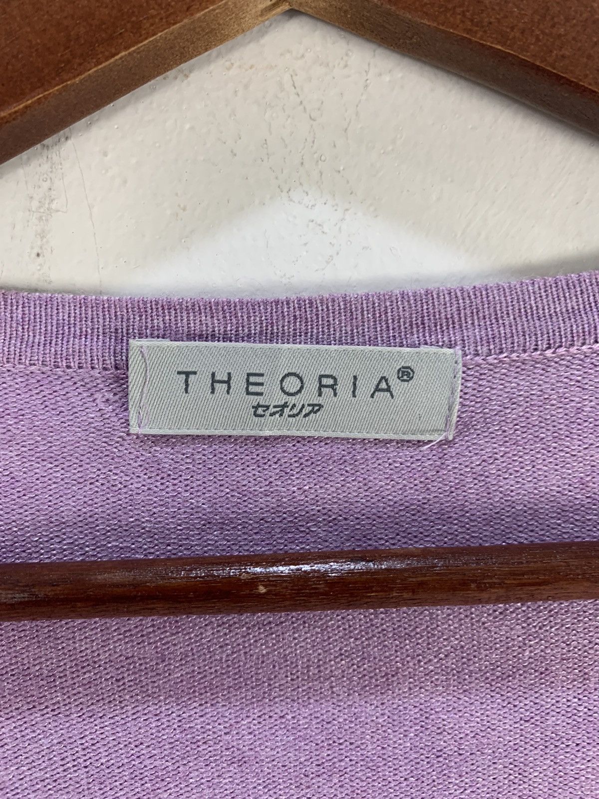 Designer × Japanese Brand THEORIA Rayon Pigment Dyed Button Knitwear Cardigan Sweater Size M / US 6-8 / IT 42-44 - 16 Thumbnail