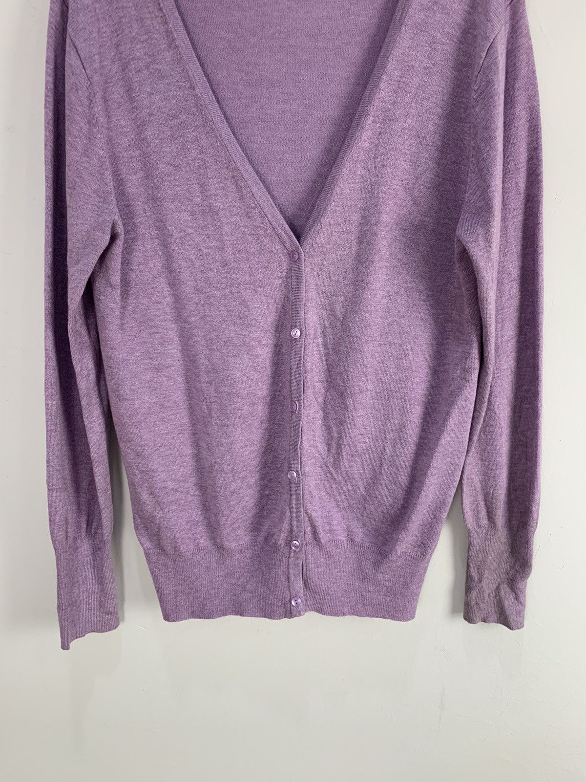 Designer × Japanese Brand THEORIA Rayon Pigment Dyed Button Knitwear Cardigan Sweater Size M / US 6-8 / IT 42-44 - 5 Thumbnail