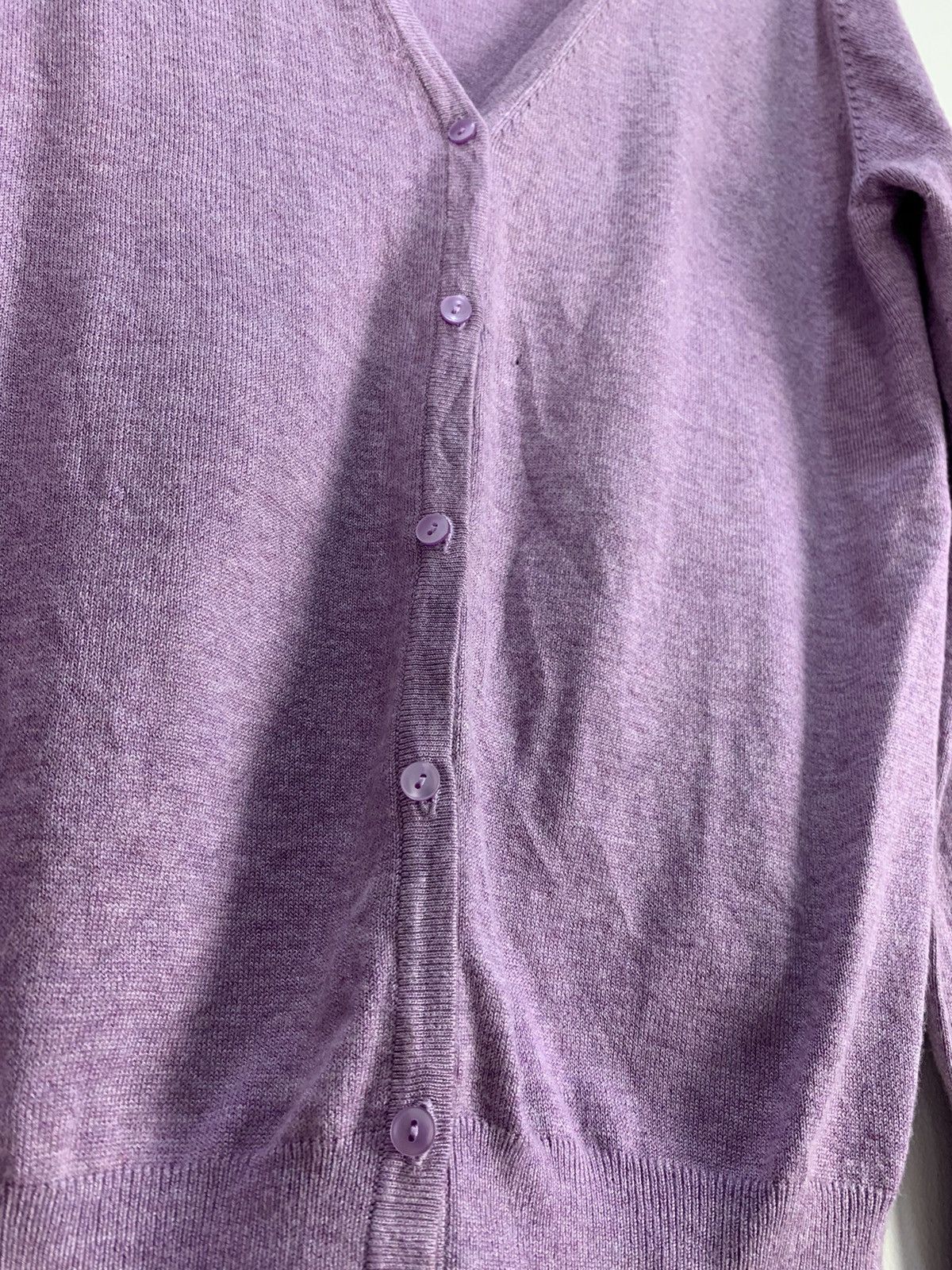 Designer × Japanese Brand THEORIA Rayon Pigment Dyed Button Knitwear Cardigan Sweater Size M / US 6-8 / IT 42-44 - 8 Thumbnail