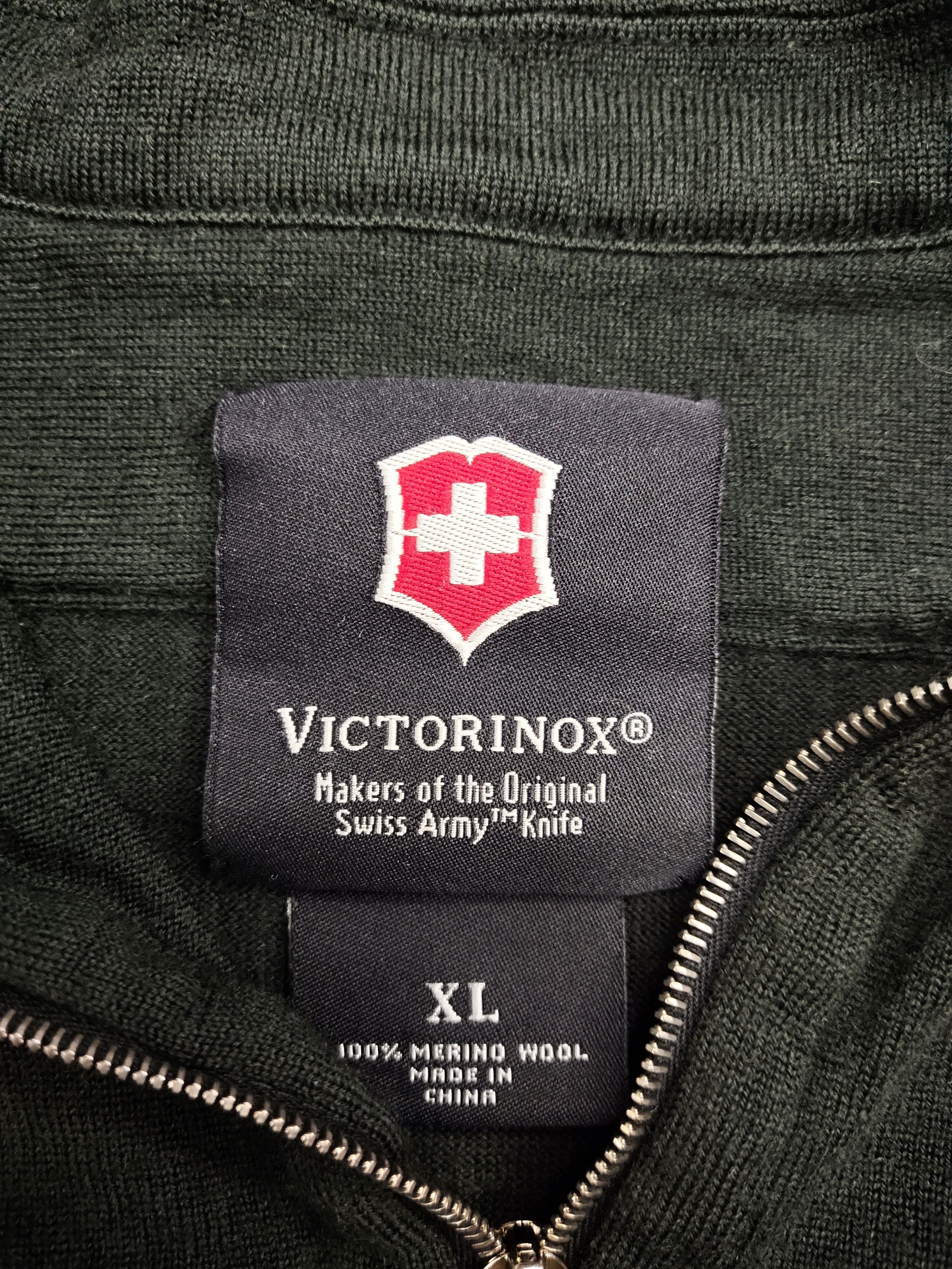 Victorinox Victorinox Wool Half Zipper long sleeve polo Shirt Size US XL / EU 56 / 4 - 7 Thumbnail