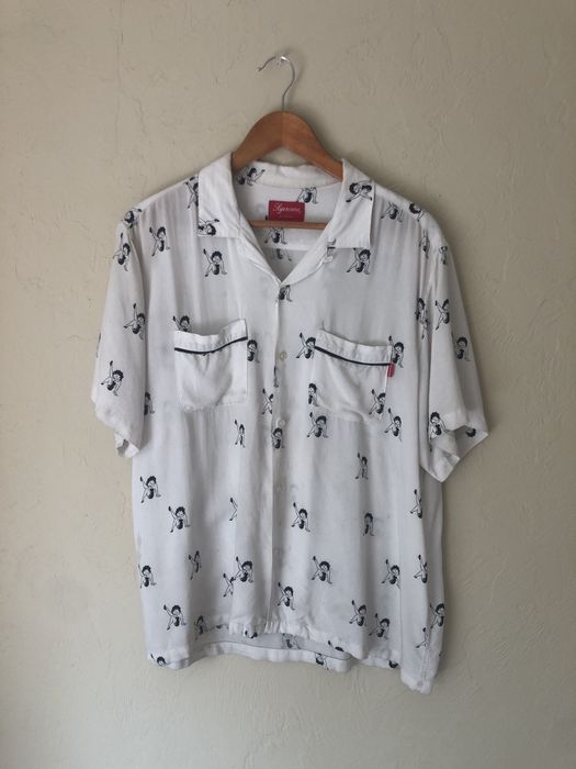 Supreme Betty Boop Rayon Camp Shirt | Grailed