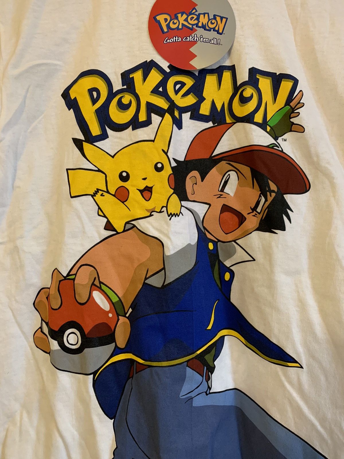 Nintendo × Pokemon × Vintage *RARE* Vintage New 1999 Pokémon Ash Ketchum Pikachu Shirt Size US XS / EU 42 / 0 - 2 Thumbnail