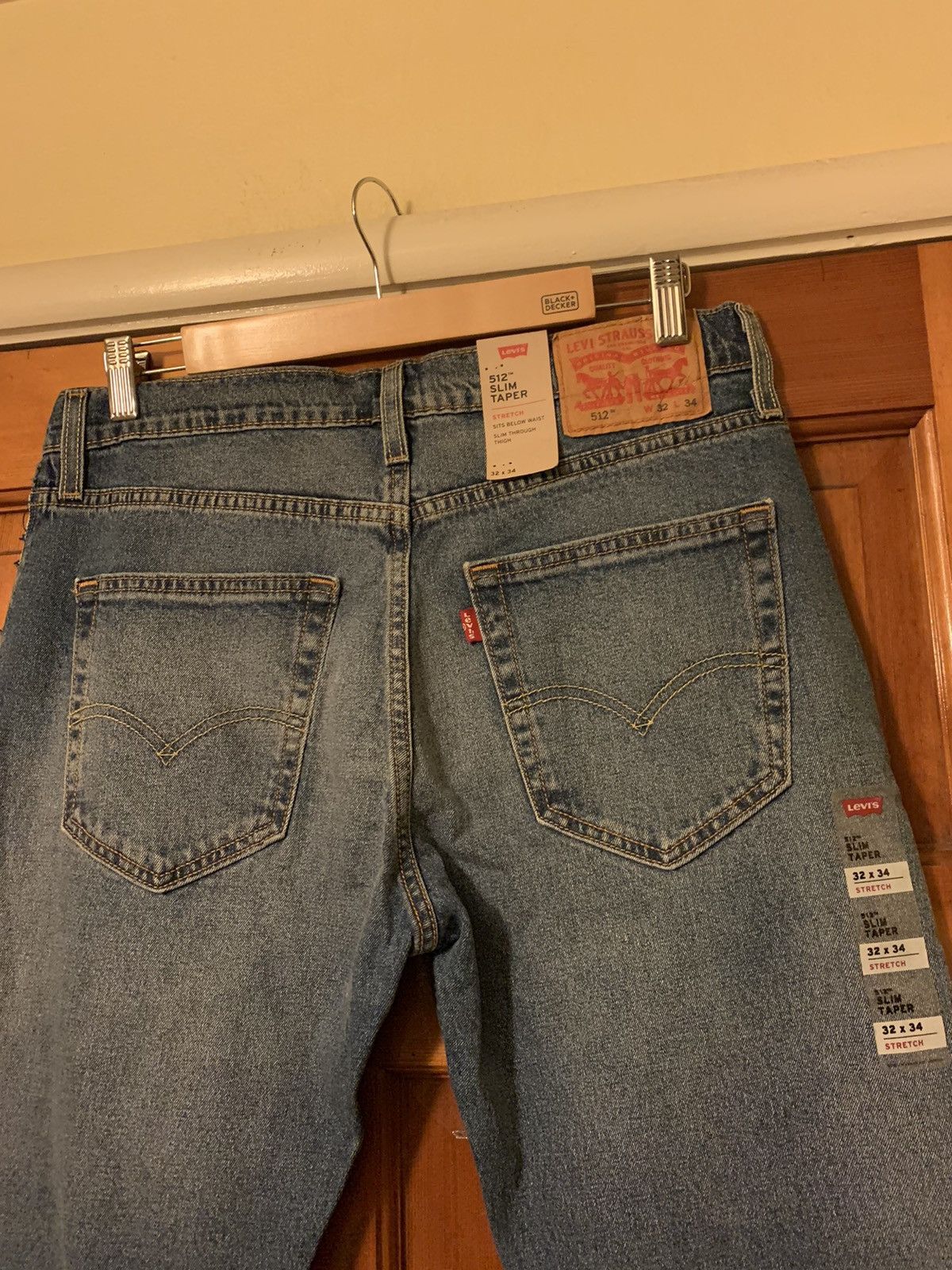 Levi's × Levi's Vintage Clothing *RARE* New Levi’s 512 Slim Taper Raw Hem Denim Jeans 32 x 34 Size US 32 / EU 48 - 6 Thumbnail