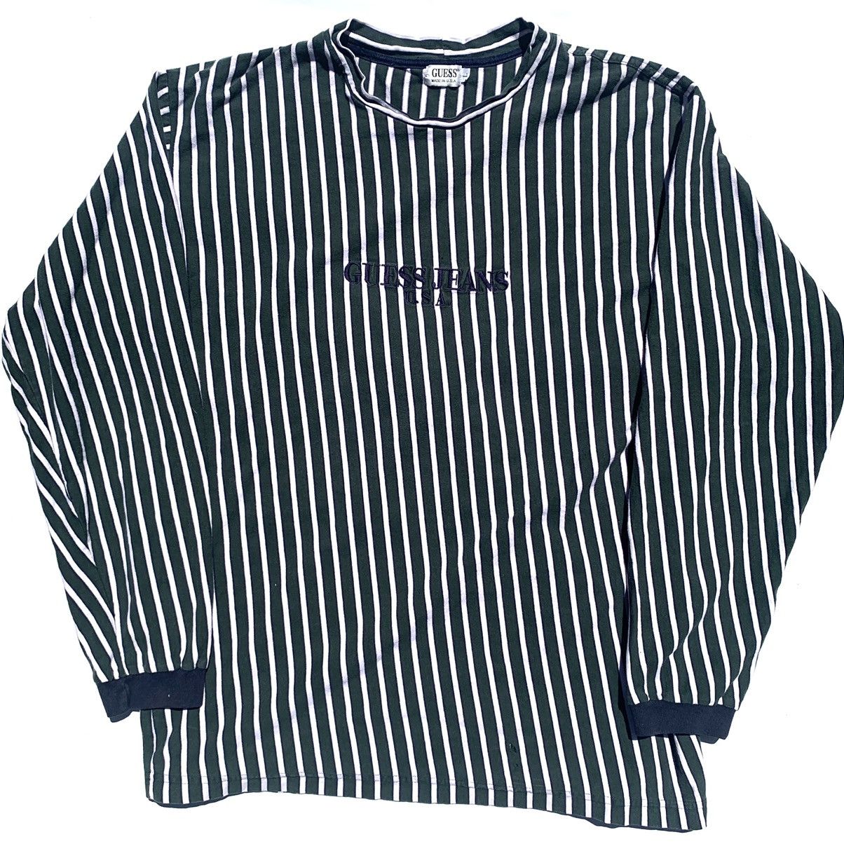 Guess kenmore striped long sleeve tee best sale
