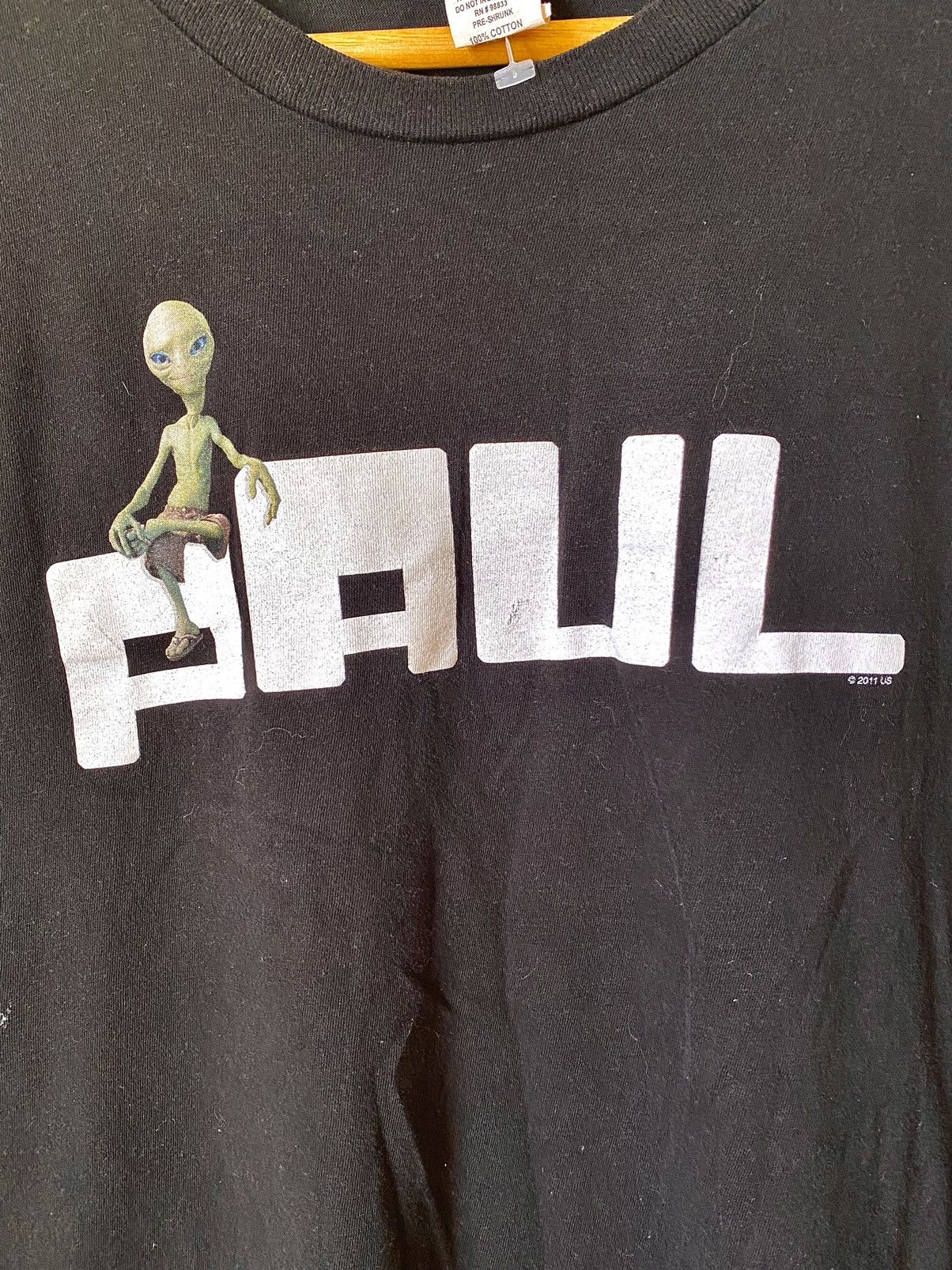PAUL 2011 Alien Movie Promo T-Shirt.