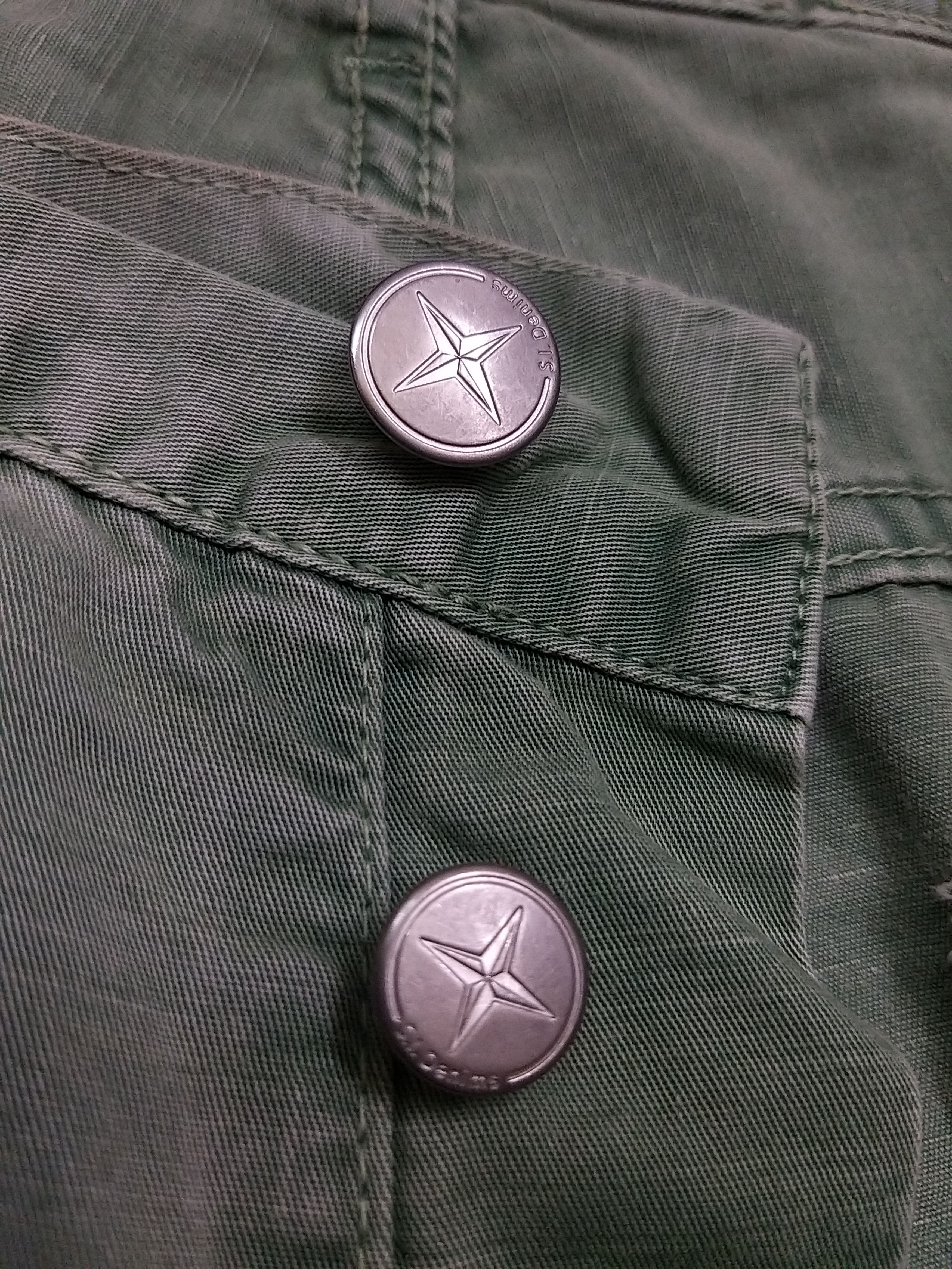 Stone Island VINTAGE STONE ISLAND S.I DISTRESSED COTON PANT Size US 31 - 6 Thumbnail