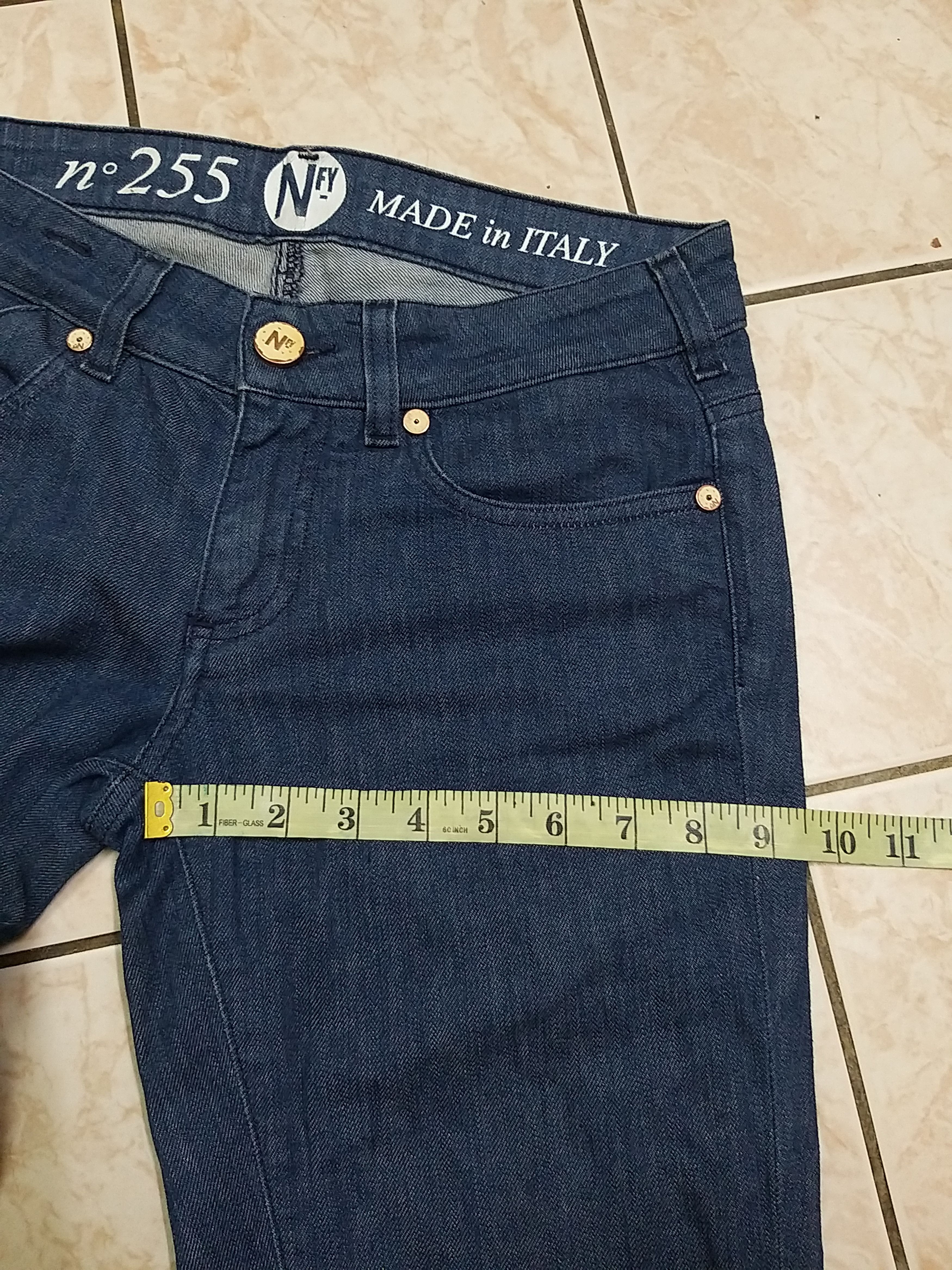 Japanese Brand ICONIC🔥NOTIFY "NFY"JEANS MADE IN ITALY SKINNY DENIM Size US 29 - 10 Thumbnail