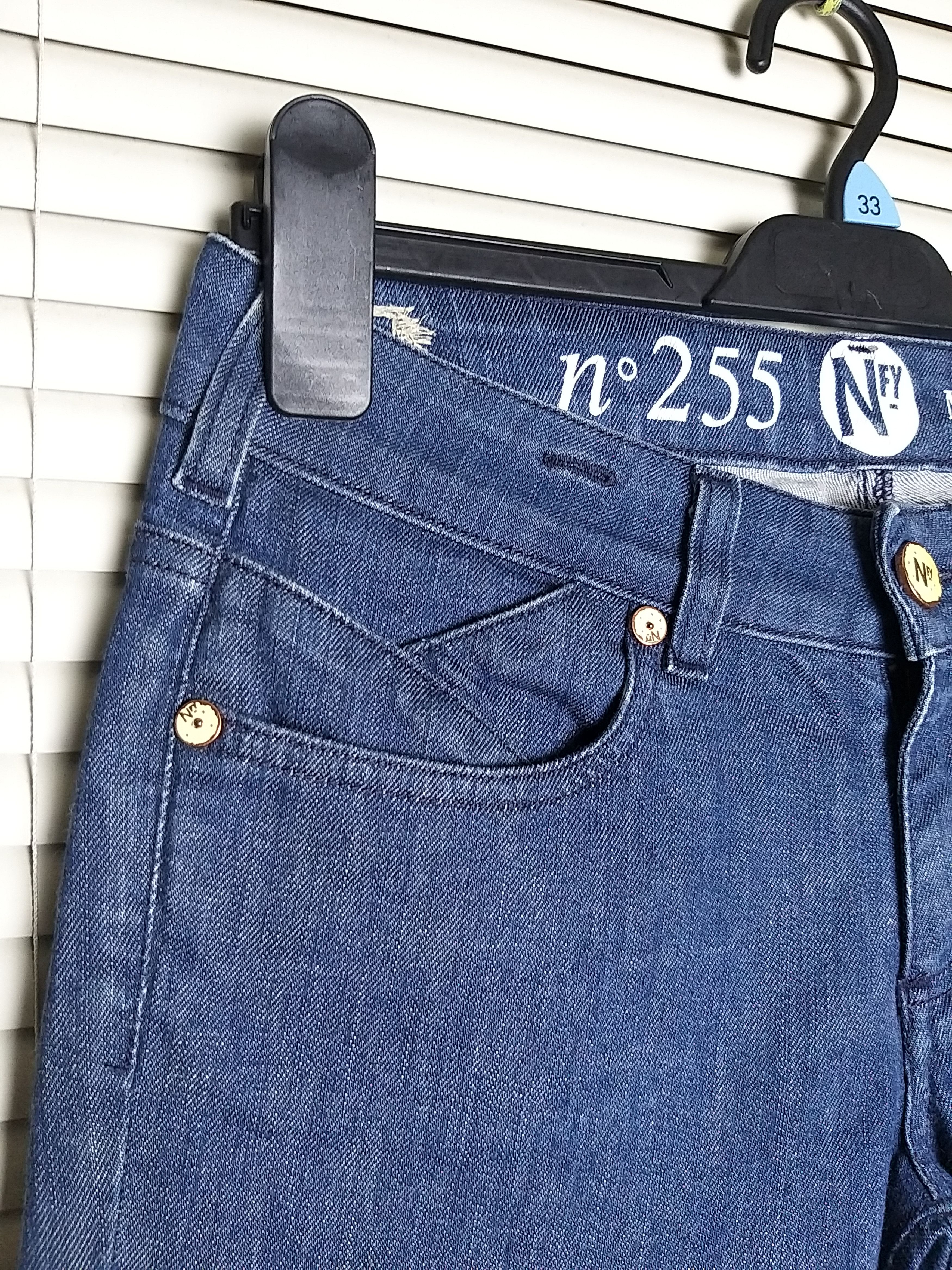 Japanese Brand ICONIC🔥NOTIFY "NFY"JEANS MADE IN ITALY SKINNY DENIM Size US 29 - 2 Thumbnail