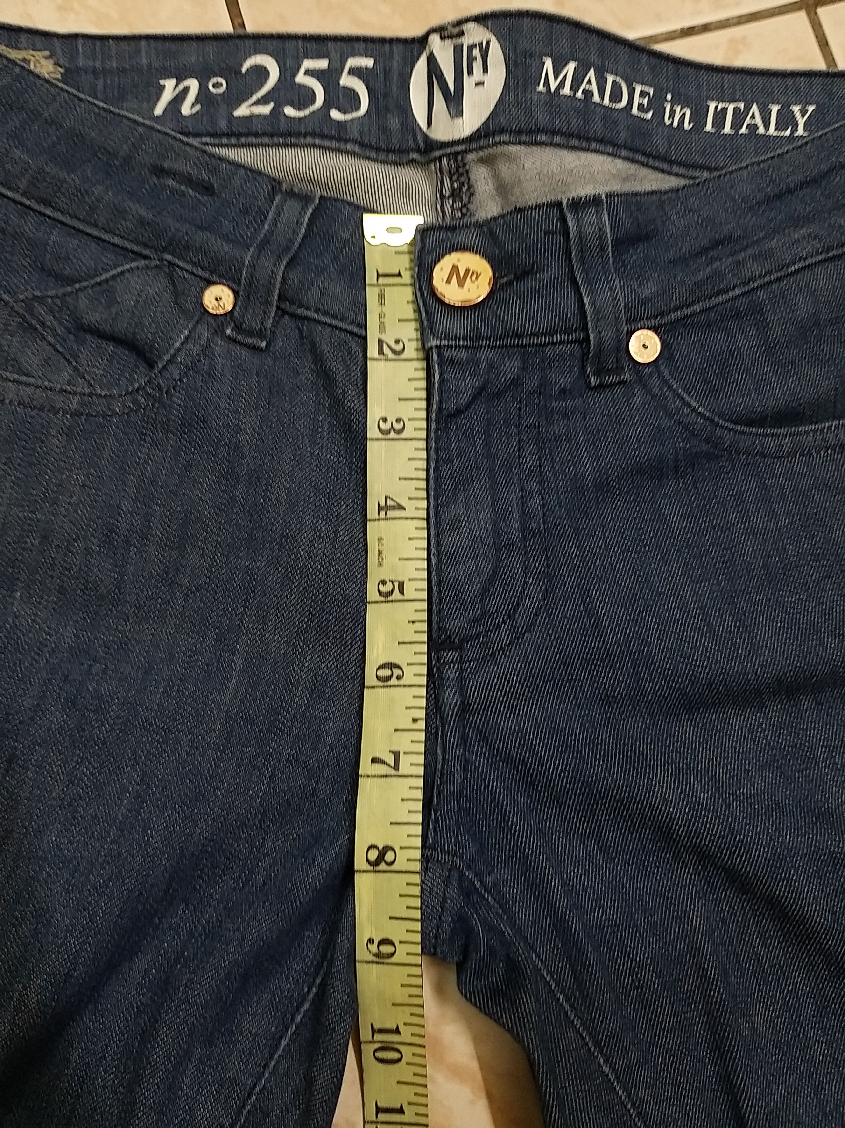 Japanese Brand ICONIC🔥NOTIFY "NFY"JEANS MADE IN ITALY SKINNY DENIM Size US 29 - 9 Thumbnail