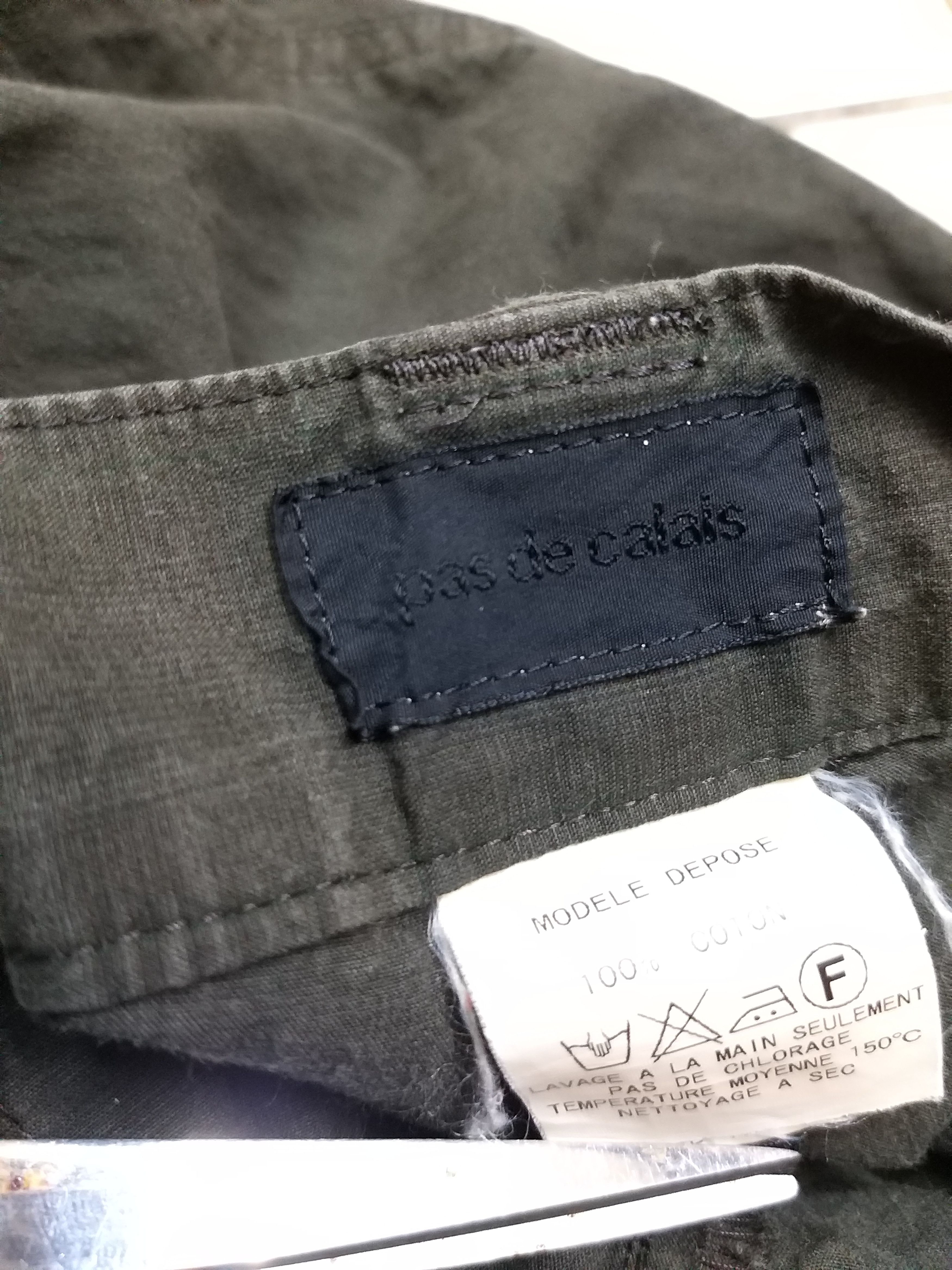Pas de Calais SICK💥AUTHENTIC PAS DE CALAIS "MODELE DEPOSE"PANT Size US 29 - 13 Thumbnail