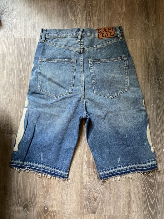 Kapital Kapital Skeleton Denim Shorts | Grailed