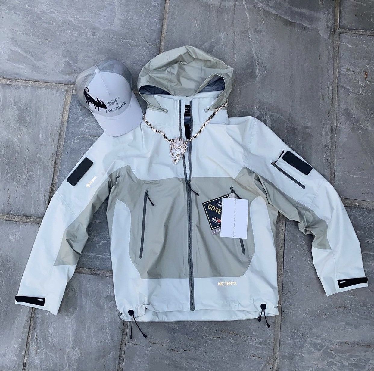 Arc'Teryx Arcteryx System A Dume Jacket Chalk | Grailed