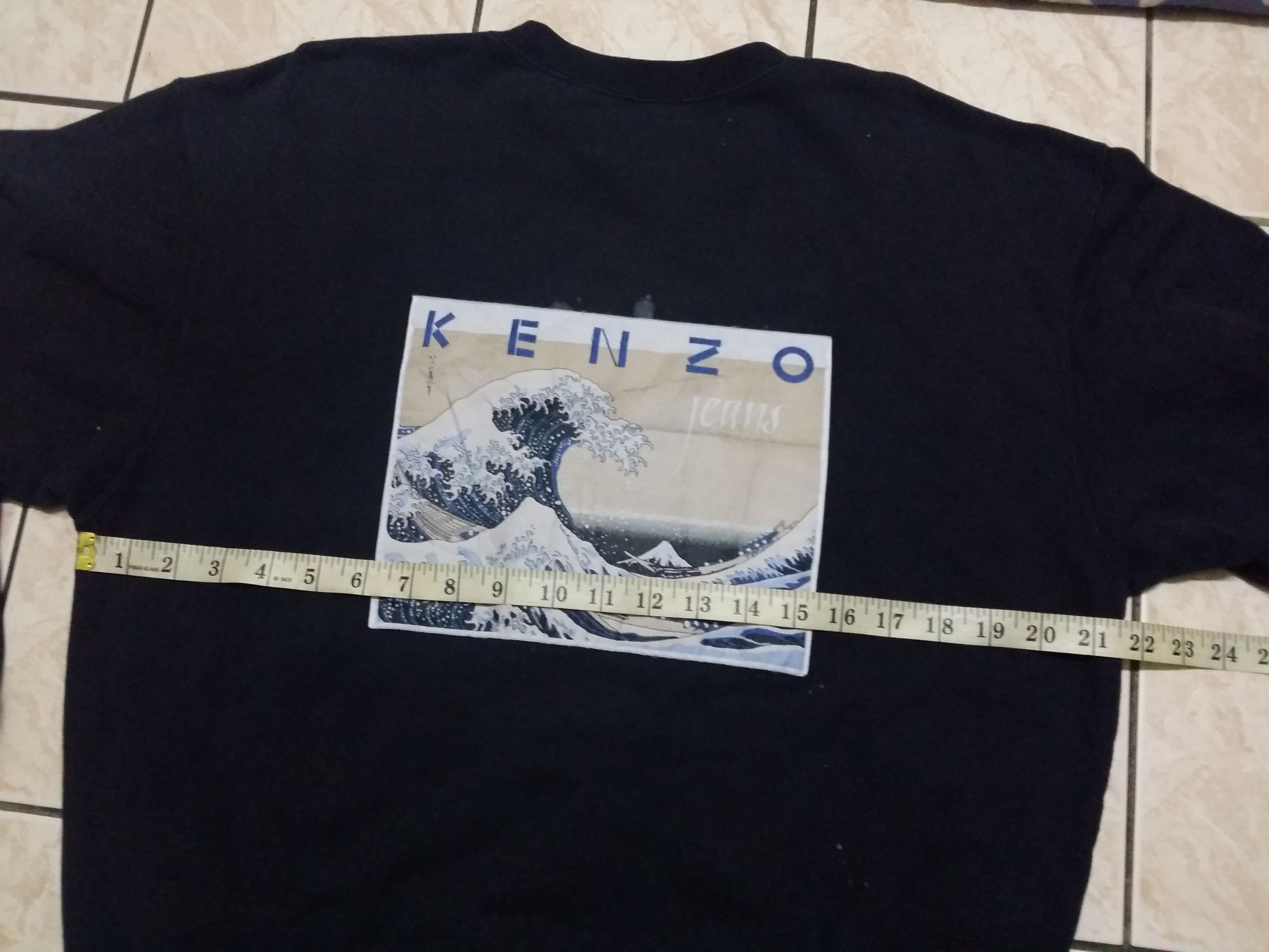 Kenzo VINTAGE KENZO JEANS THE GREAT WAVE OFF KANAGAWA SWEATSHIRT Size US M / EU 48-50 / 2 - 4 Thumbnail