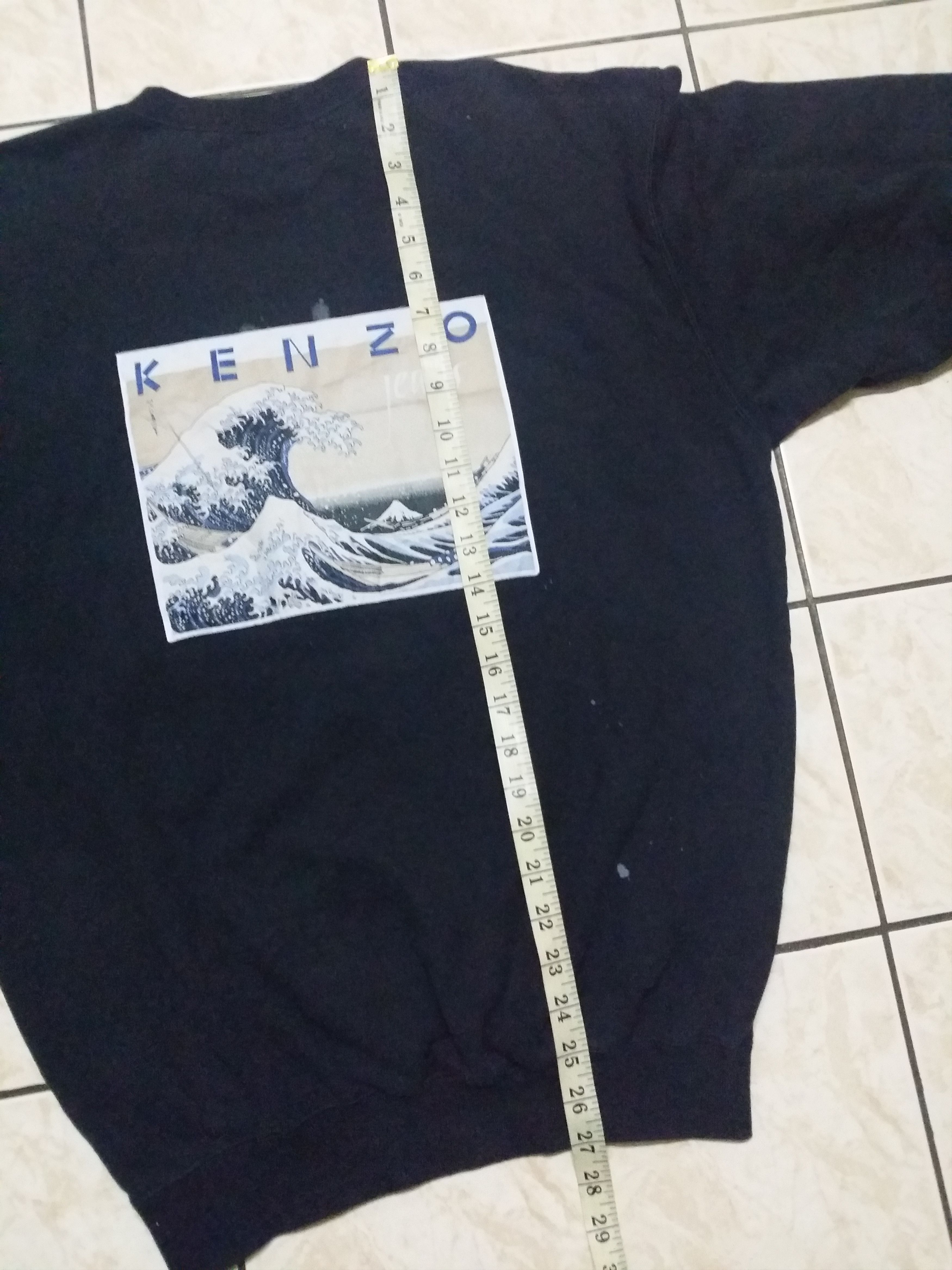 Kenzo VINTAGE KENZO JEANS THE GREAT WAVE OFF KANAGAWA SWEATSHIRT Size US M / EU 48-50 / 2 - 5 Thumbnail