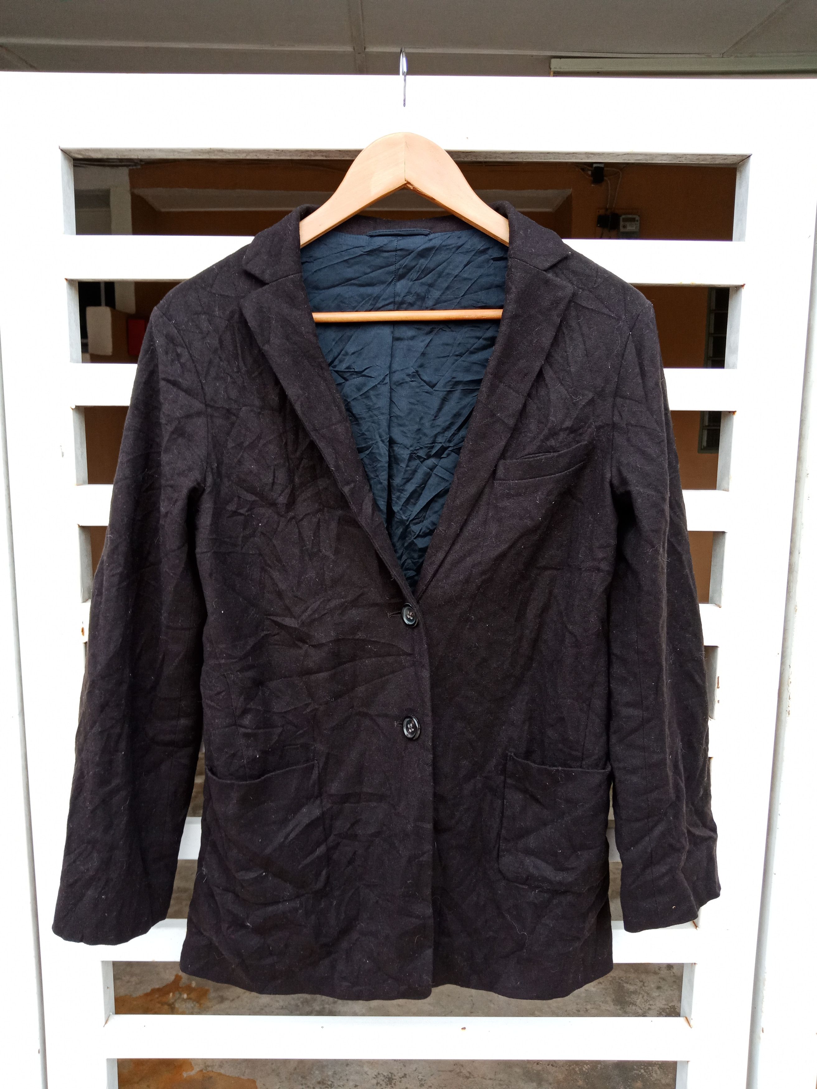 Jil Sander Jil Sander Black Light Coat Made in Germany Size US S / EU 44-46 / 1 - 1 Thumbnail