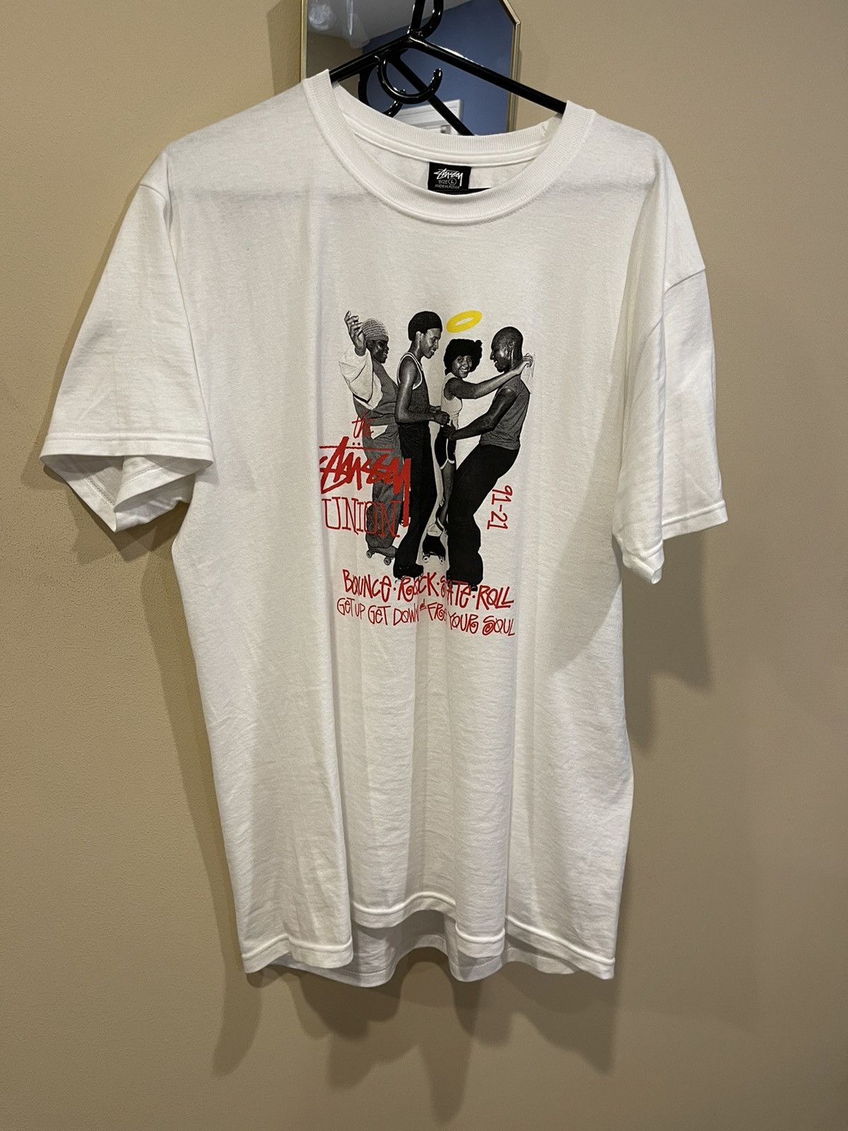 ★【STUSSY】★Stussy x Union Free Your Soul T-Shir.t White★ Stussy x Union Free Your Soul T-Shirt White | eBay