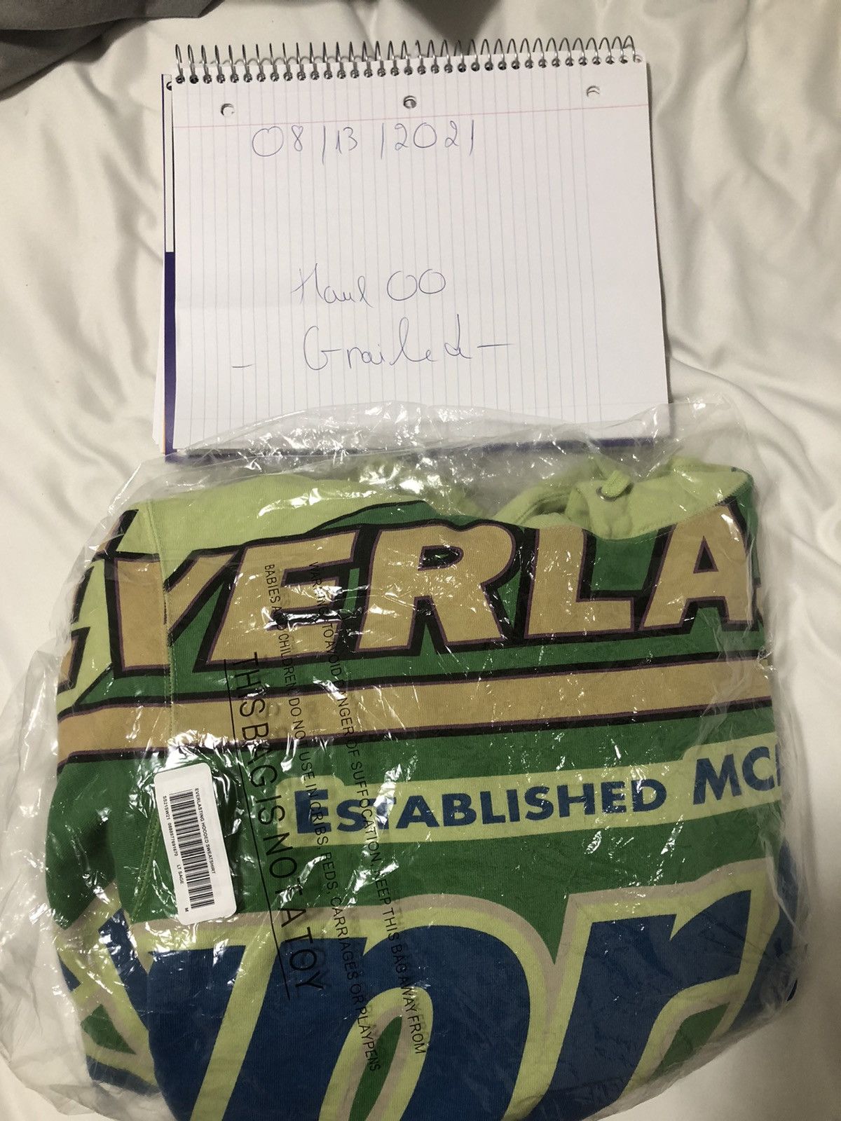 Supreme Everlasting Supreme Hoodie (SAGE) Size US M / EU 48-50 / 2 - 8 Thumbnail