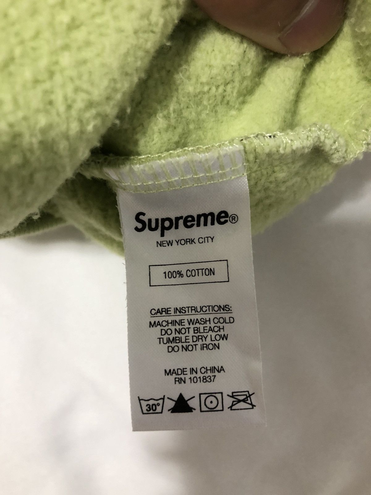 Supreme Everlasting Supreme Hoodie (SAGE) Size US M / EU 48-50 / 2 - 6 Thumbnail