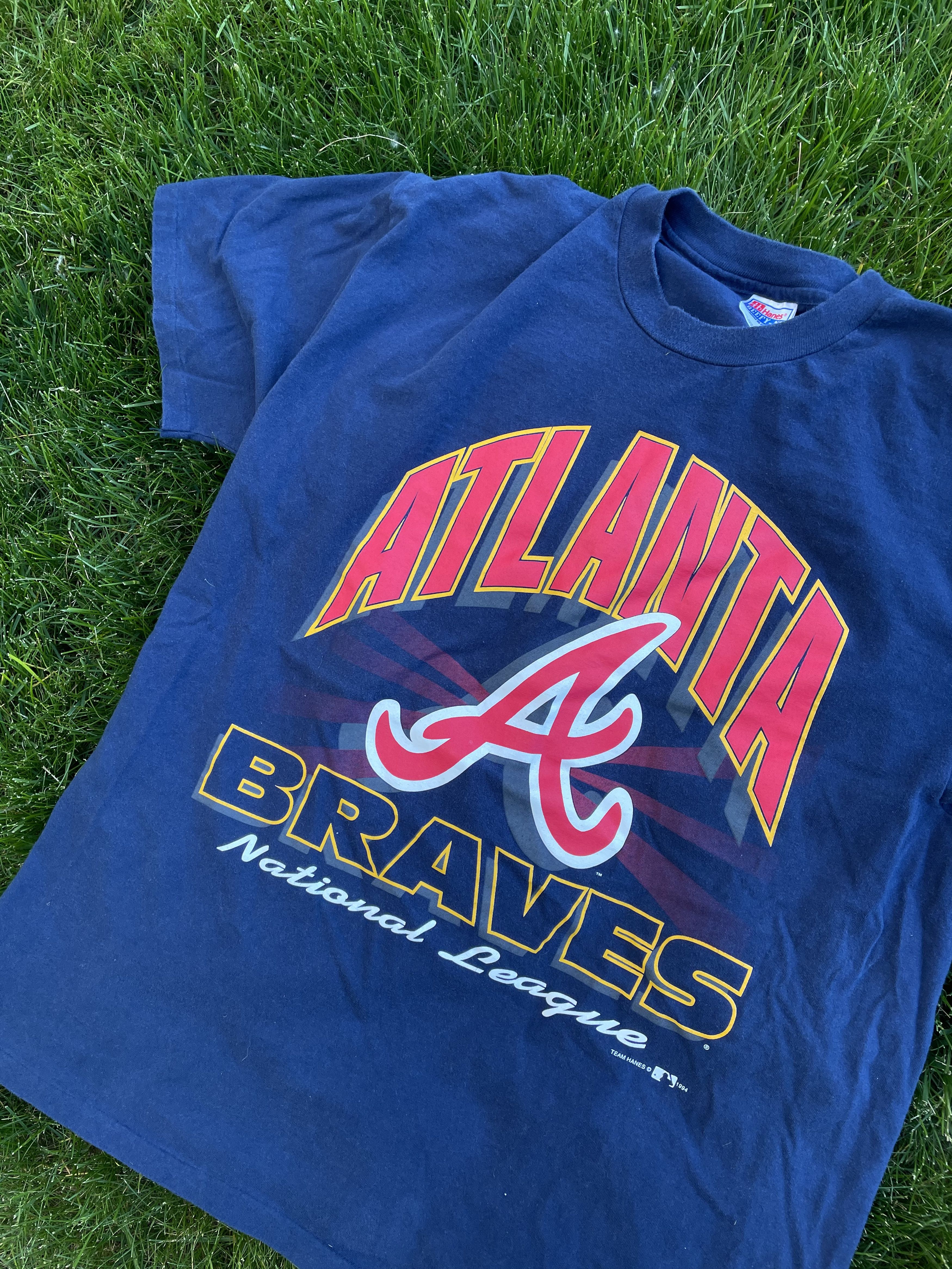 MLB × Vintage Vintage Atlanta Braves 90's MLB Tee Size US XL / EU 56 / 4 - 2 Thumbnail