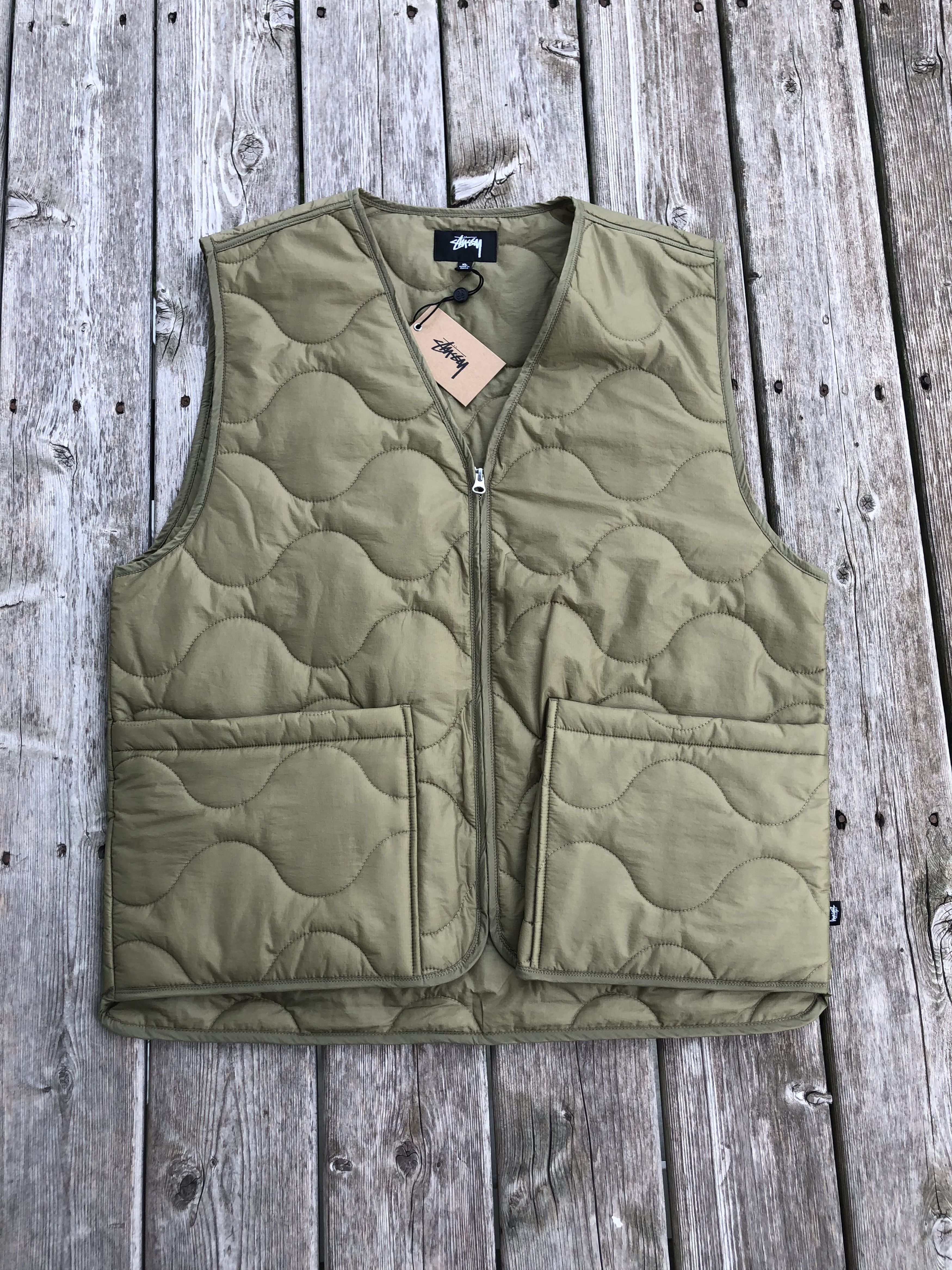 Stussy Stussy Quilted Liner Vest Coyote | Grailed