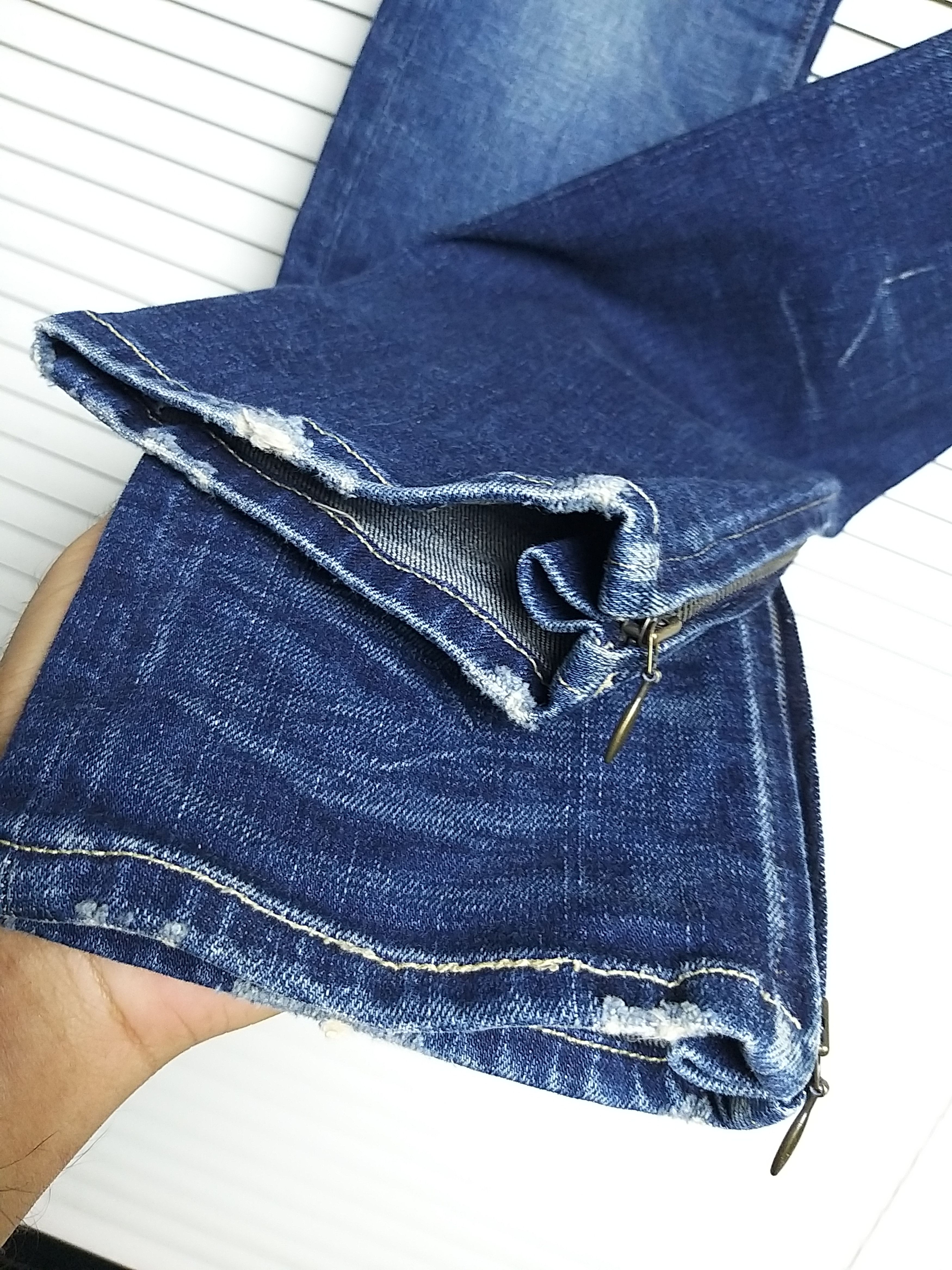 Japanese Brand JAPANESE ARCHIVAL "GLAMB"BY LAUGH VALLEY DENIM PANT Size US 30 / EU 46 - 6 Thumbnail