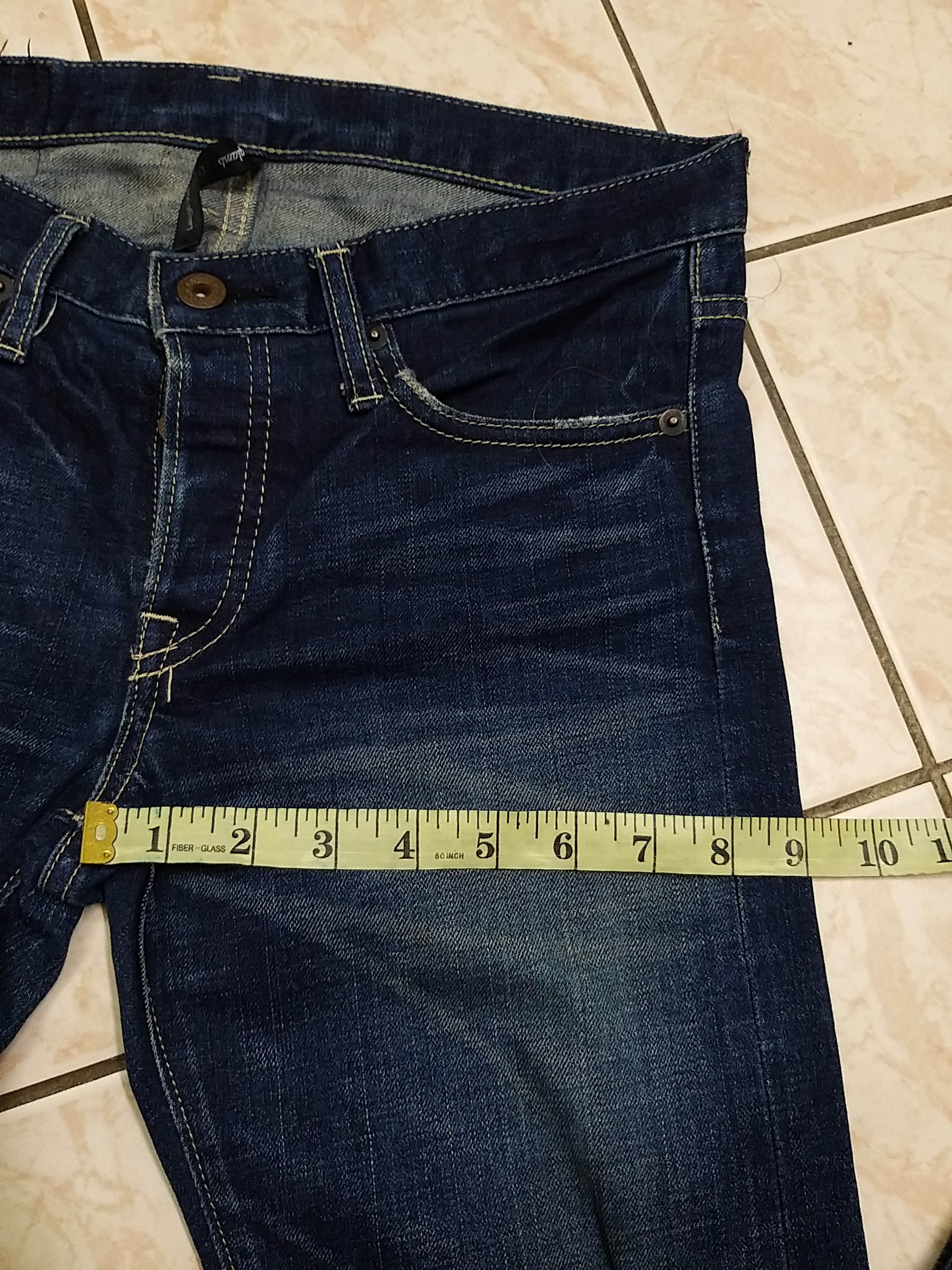 Japanese Brand JAPANESE ARCHIVAL "GLAMB"BY LAUGH VALLEY DENIM PANT Size US 30 / EU 46 - 10 Thumbnail