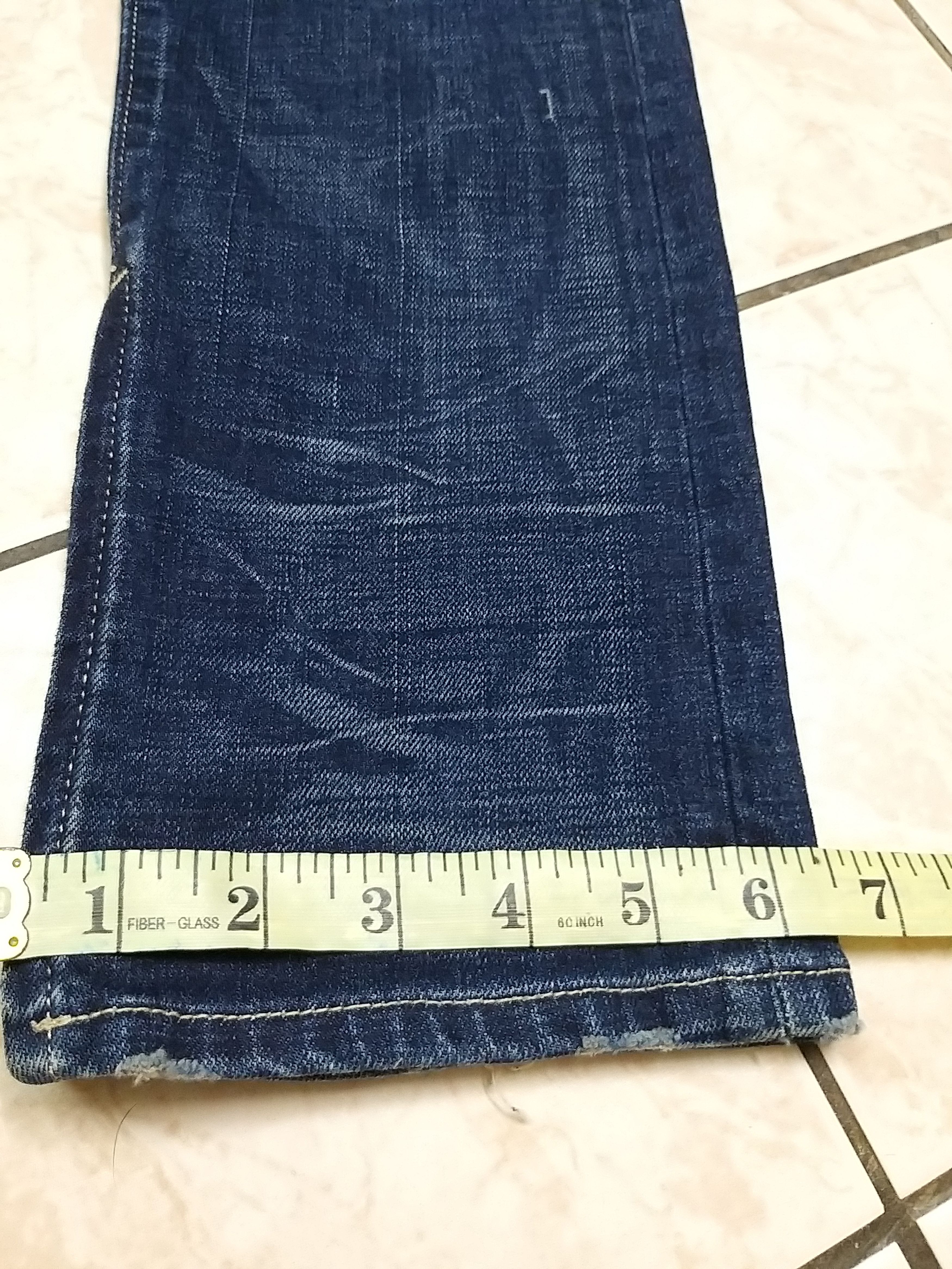 Japanese Brand JAPANESE ARCHIVAL "GLAMB"BY LAUGH VALLEY DENIM PANT Size US 30 / EU 46 - 13 Thumbnail