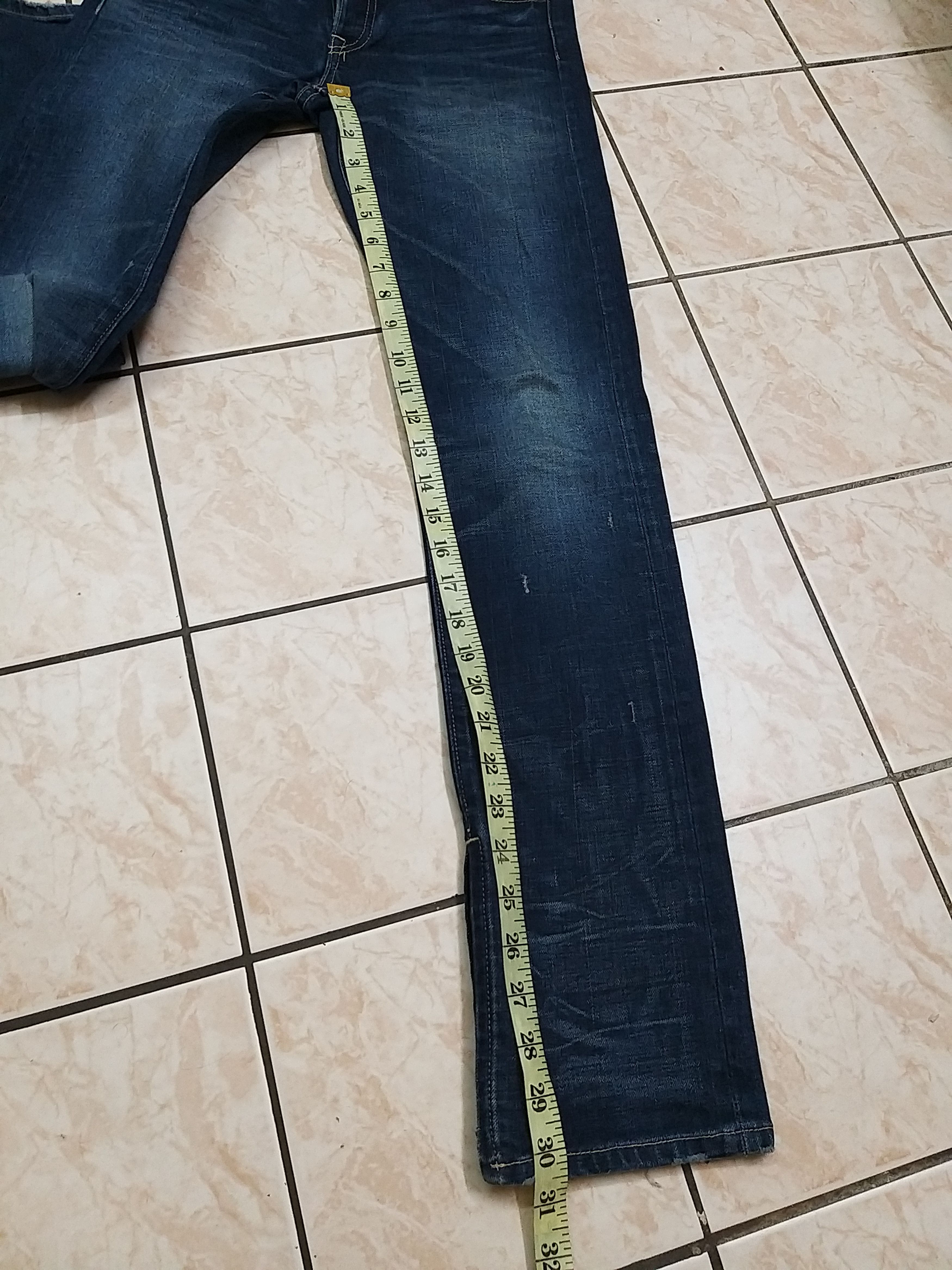 Japanese Brand JAPANESE ARCHIVAL "GLAMB"BY LAUGH VALLEY DENIM PANT Size US 30 / EU 46 - 12 Thumbnail