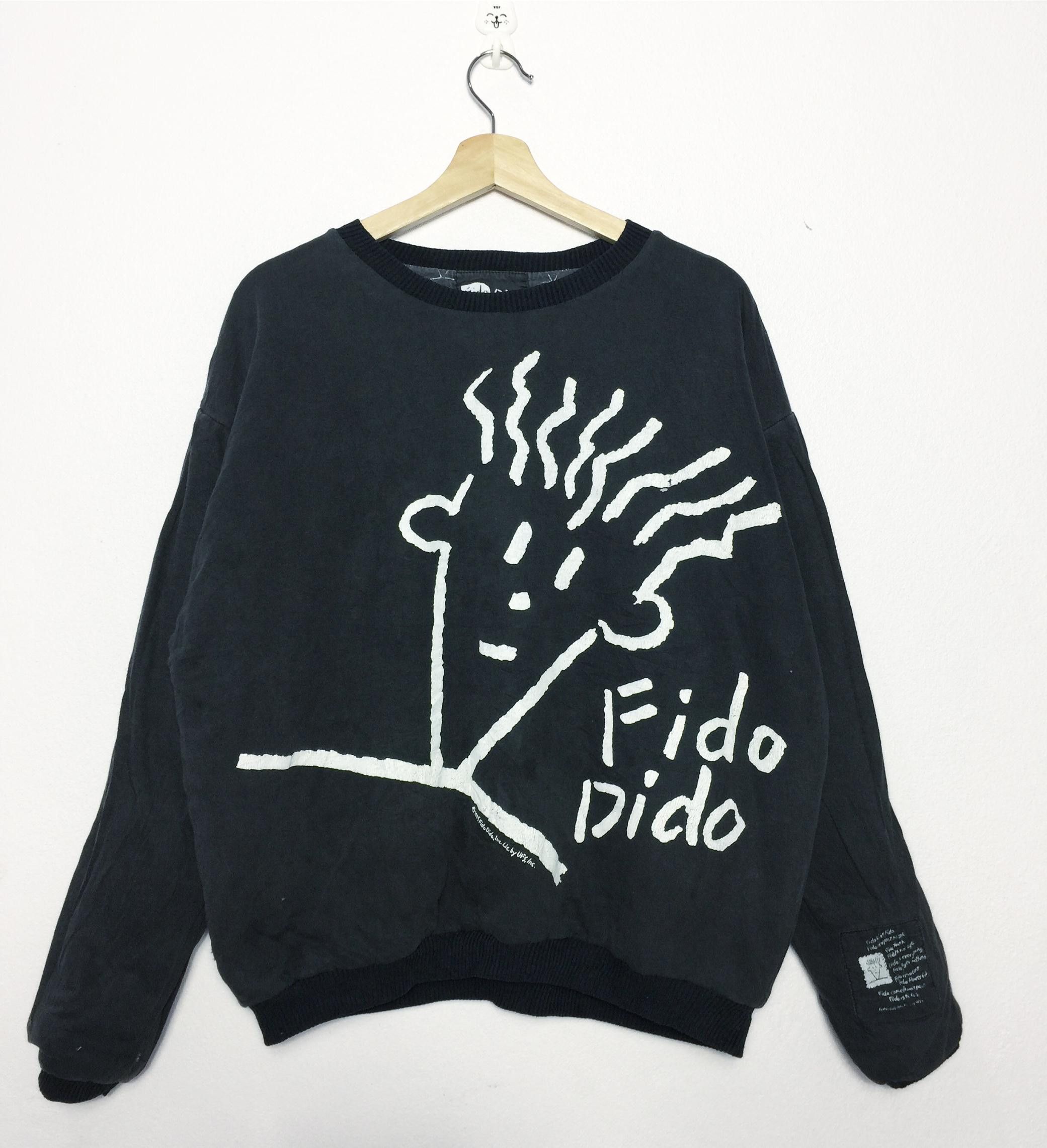 Vintage 1985 Fido Dido factory Pullover Crewneck