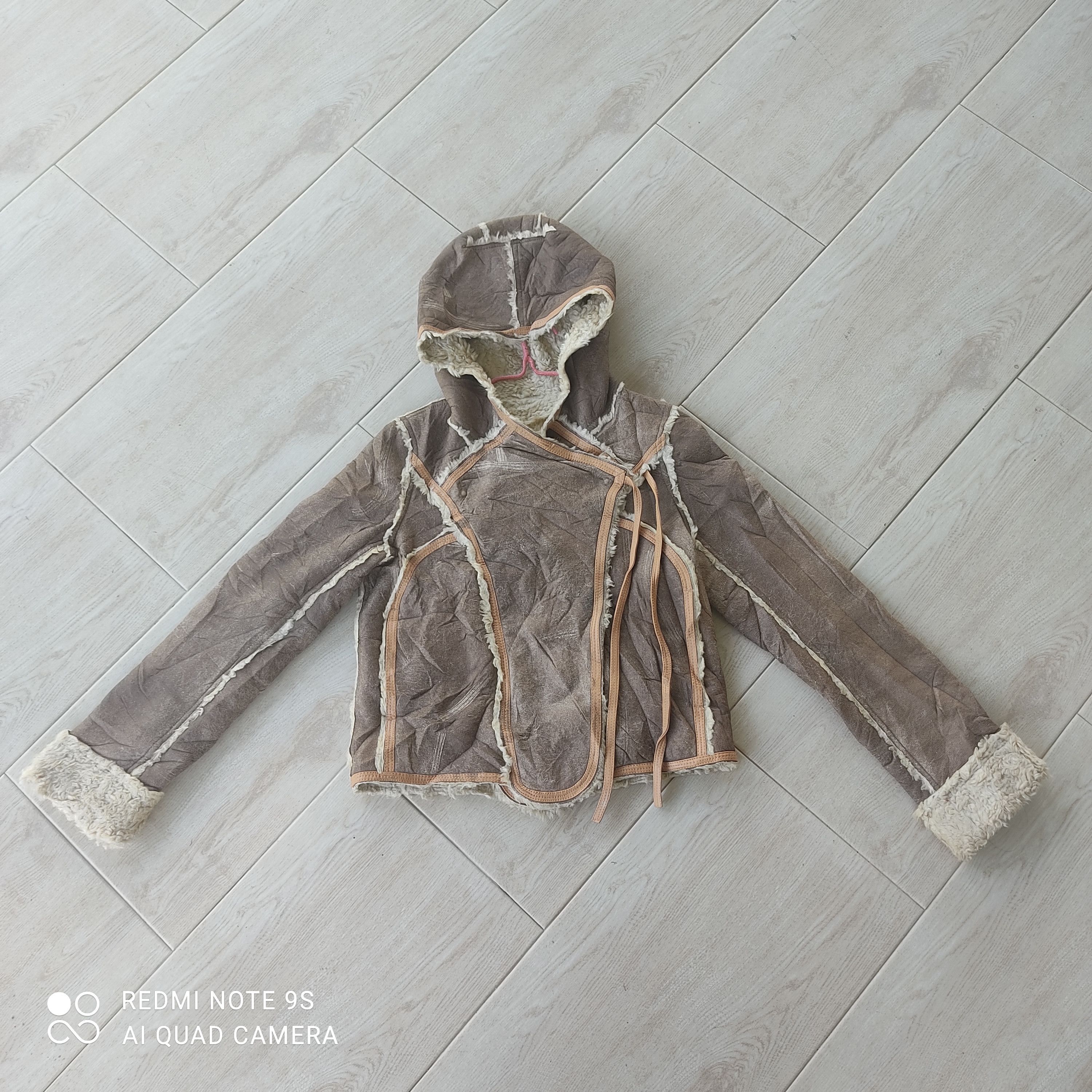 Issey Miyake Tsumori Chisato Shearling Sheepskin Leather Jacket Size US S / EU 44-46 / 1 - 3 Thumbnail