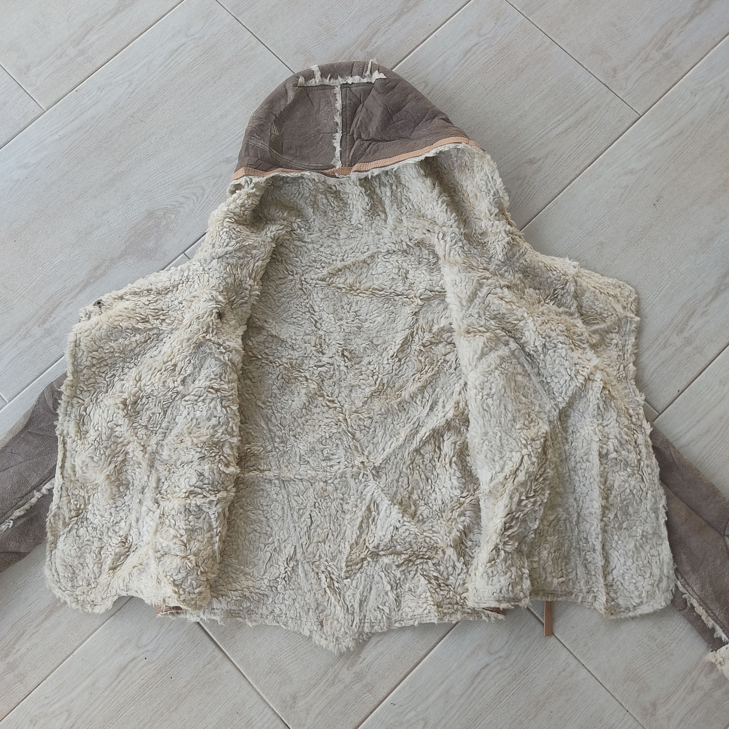 Issey Miyake Tsumori Chisato Shearling Sheepskin Leather Jacket Size US S / EU 44-46 / 1 - 15 Thumbnail